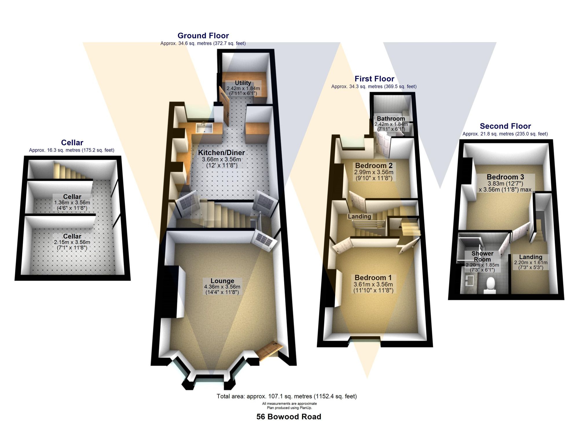 56 Bowood Road, Sheffield floorplan