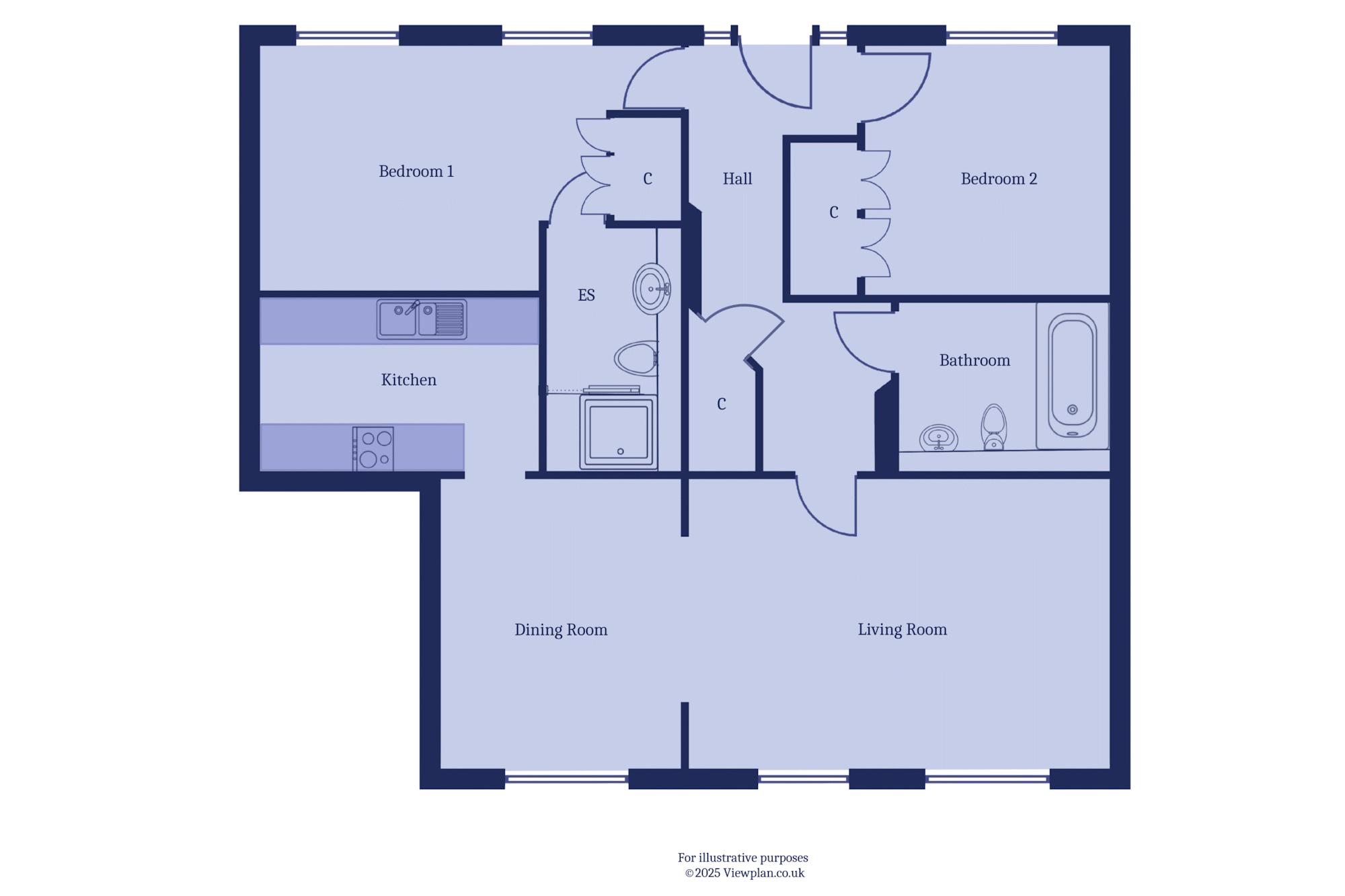 214 Woodlands, Hayes Point, Sully floorplan