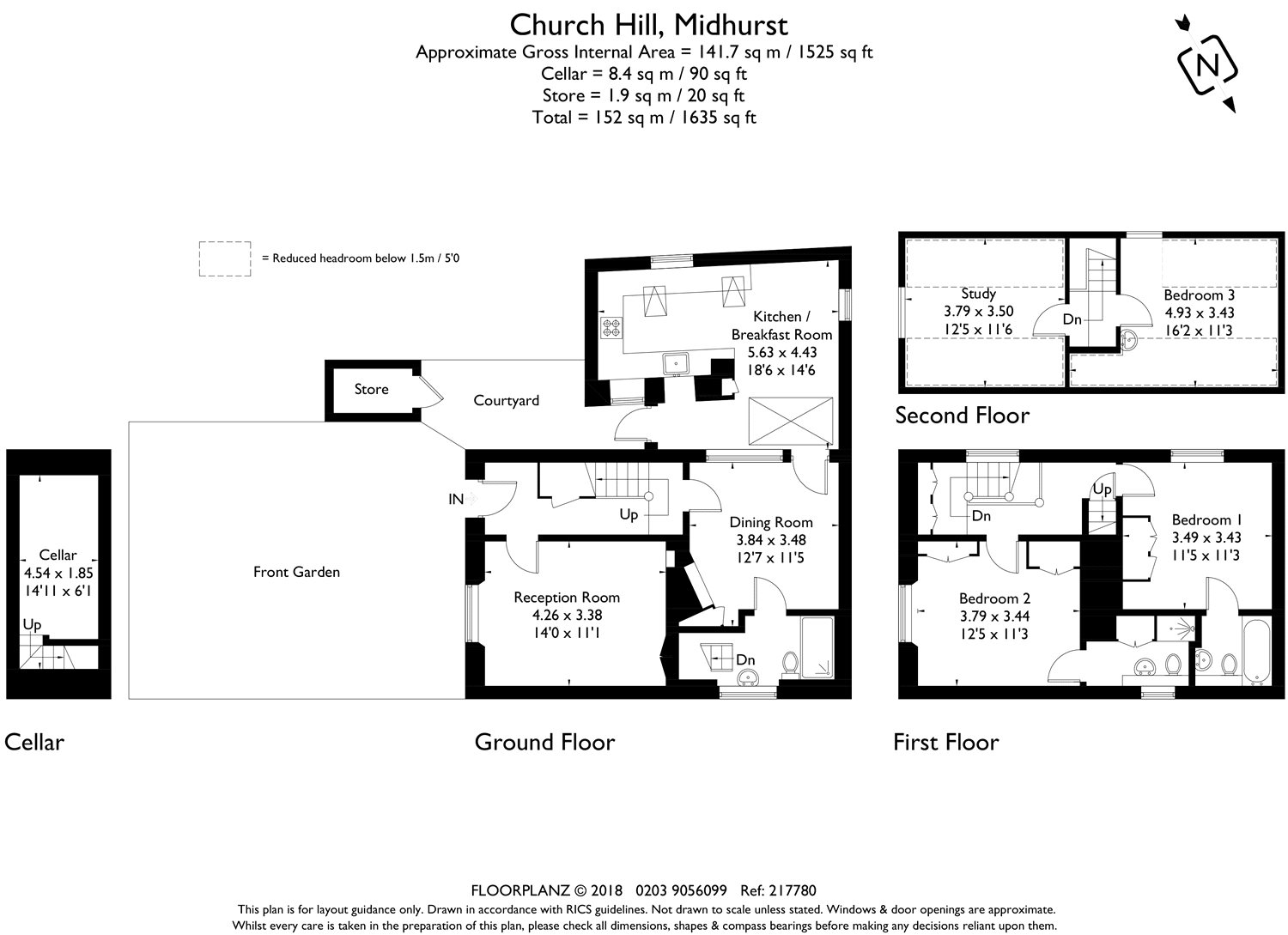 2 Bedrooms Semi-detached house for sale in Church Hill, Midhurst, West Sussex GU29