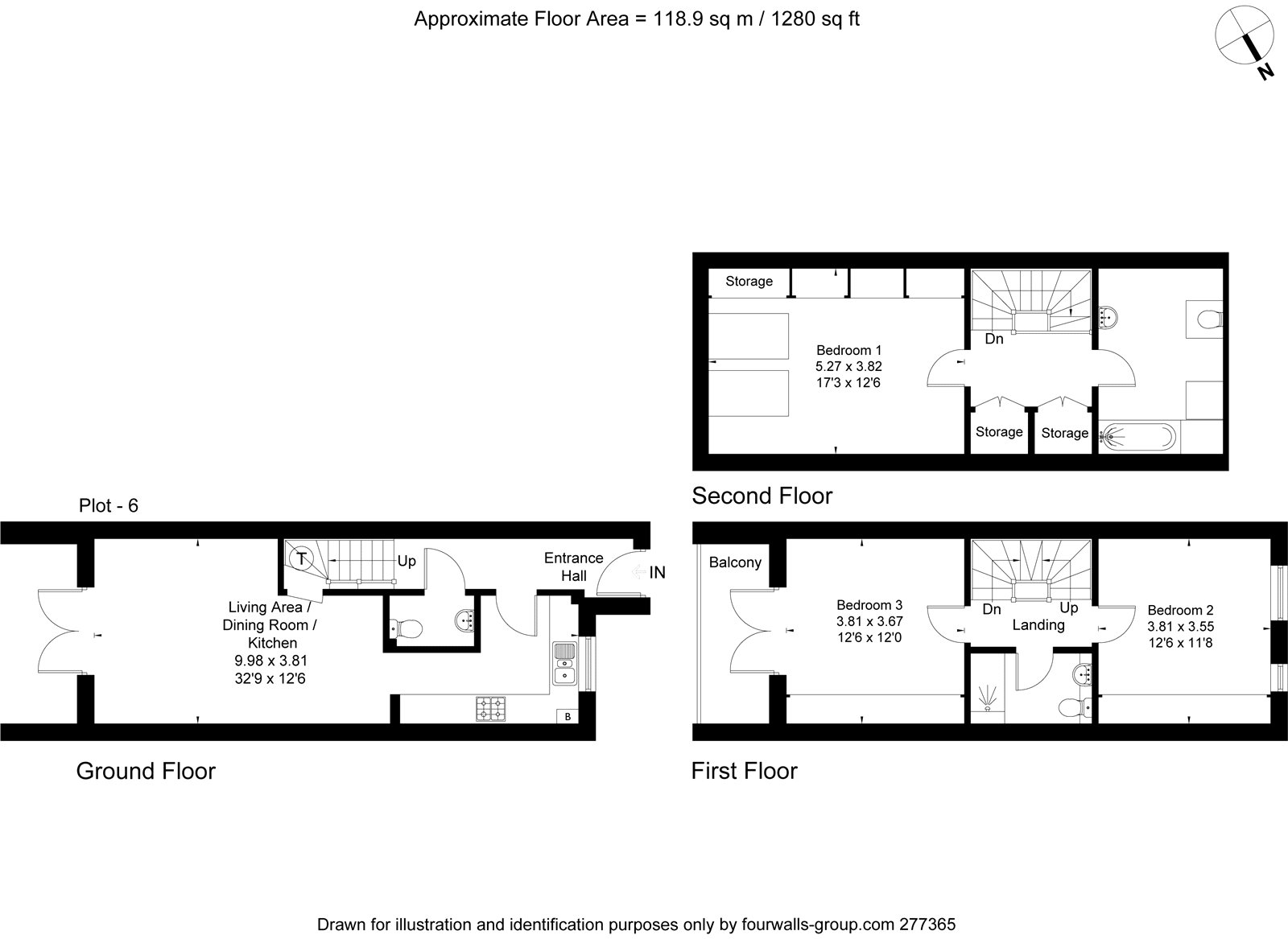 Plot 6, London Road, Devizes SN10, 3 bedroom terraced house for sale 60132515 PrimeLocation