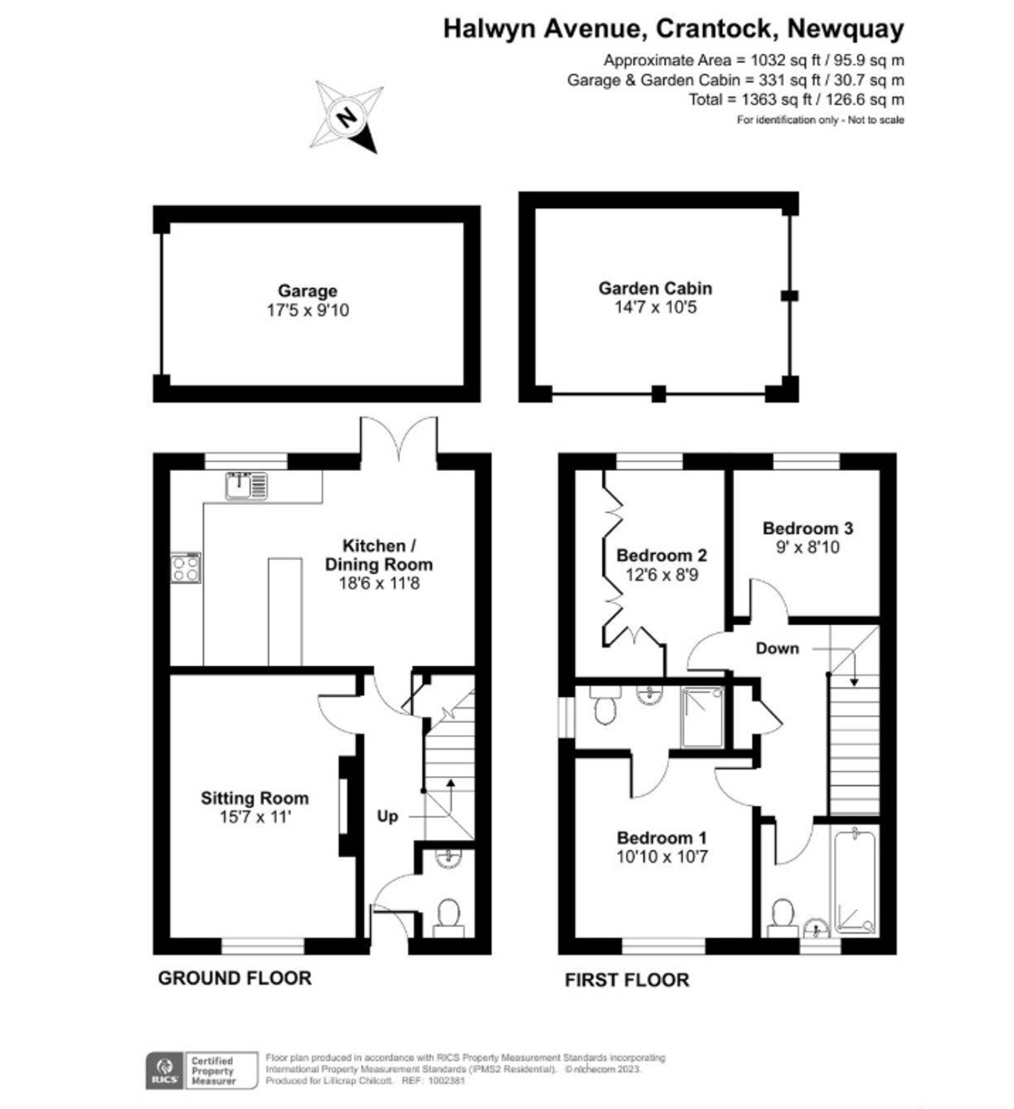 8 Halwyn Avenue, Newquay floorplan