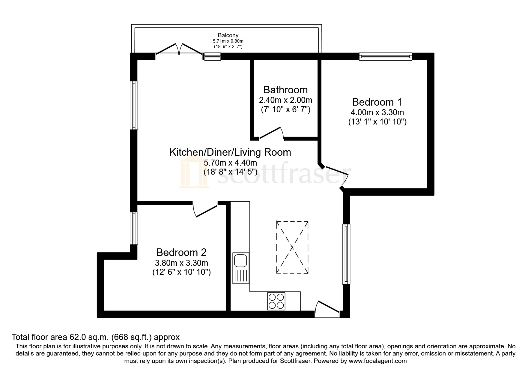 Flat 10, 1, Butlers Drive, Butlers Drive floorplan