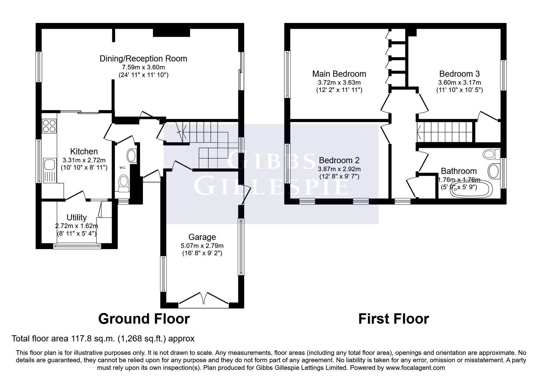 62, Field End Road, Pinner floorplan