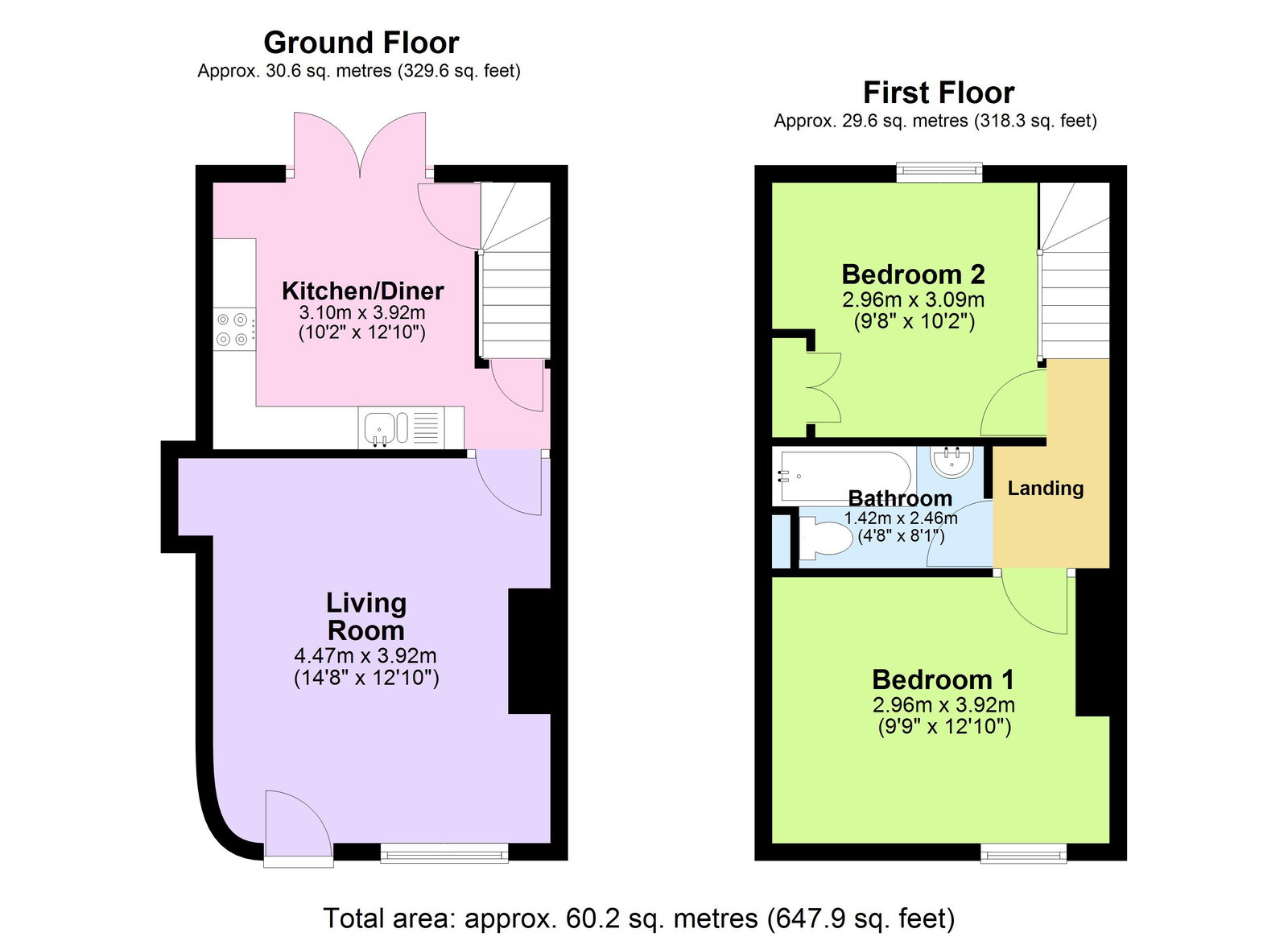 Sunnyside,2, Liskeard floorplan