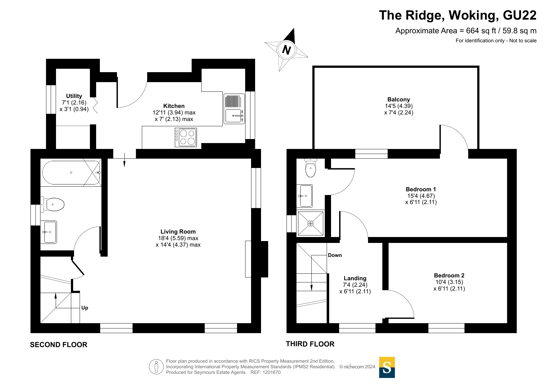 Woking, Surrey GU22, 2 bedroom for sale 68645277