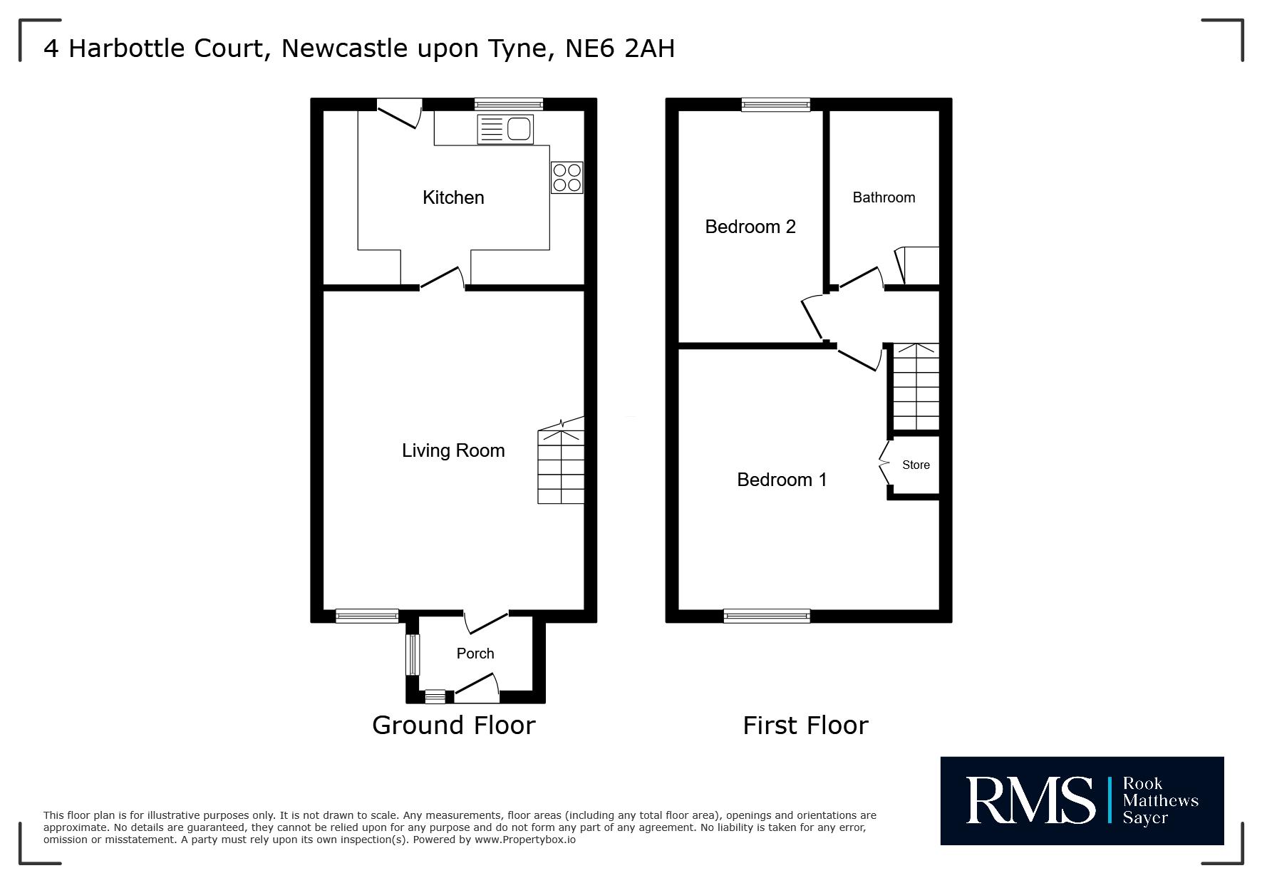 4, Harbottle Court, Newcastle Upon Tyne floorplan