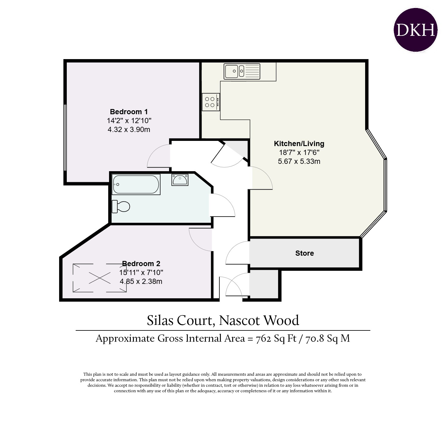 64 Silas Court,, Lockhart Road, Hertfordshire floorplan