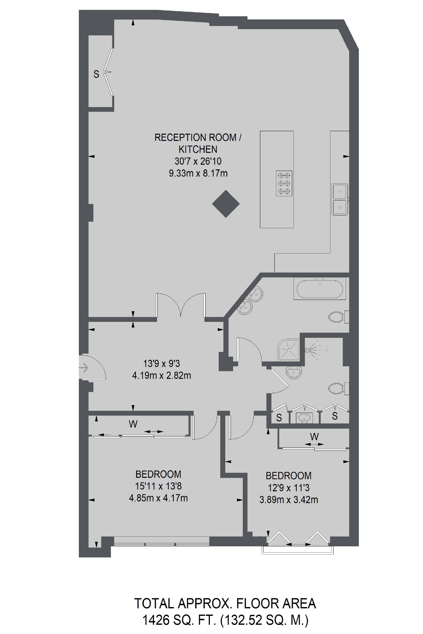 2 Bedrooms Flat for sale in Telfords Yard, London E1W