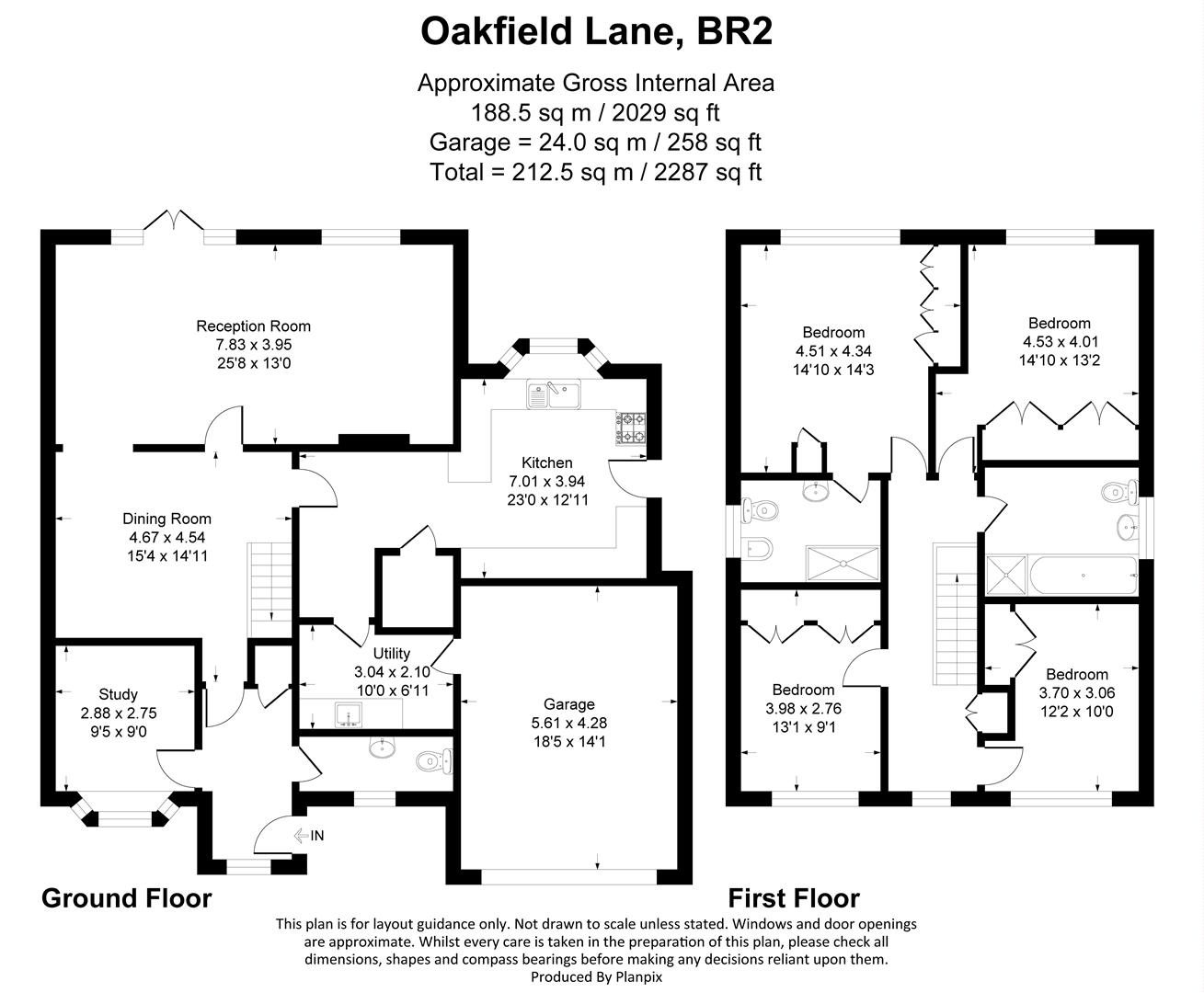 33, Oakfield Lane, Keston floorplan
