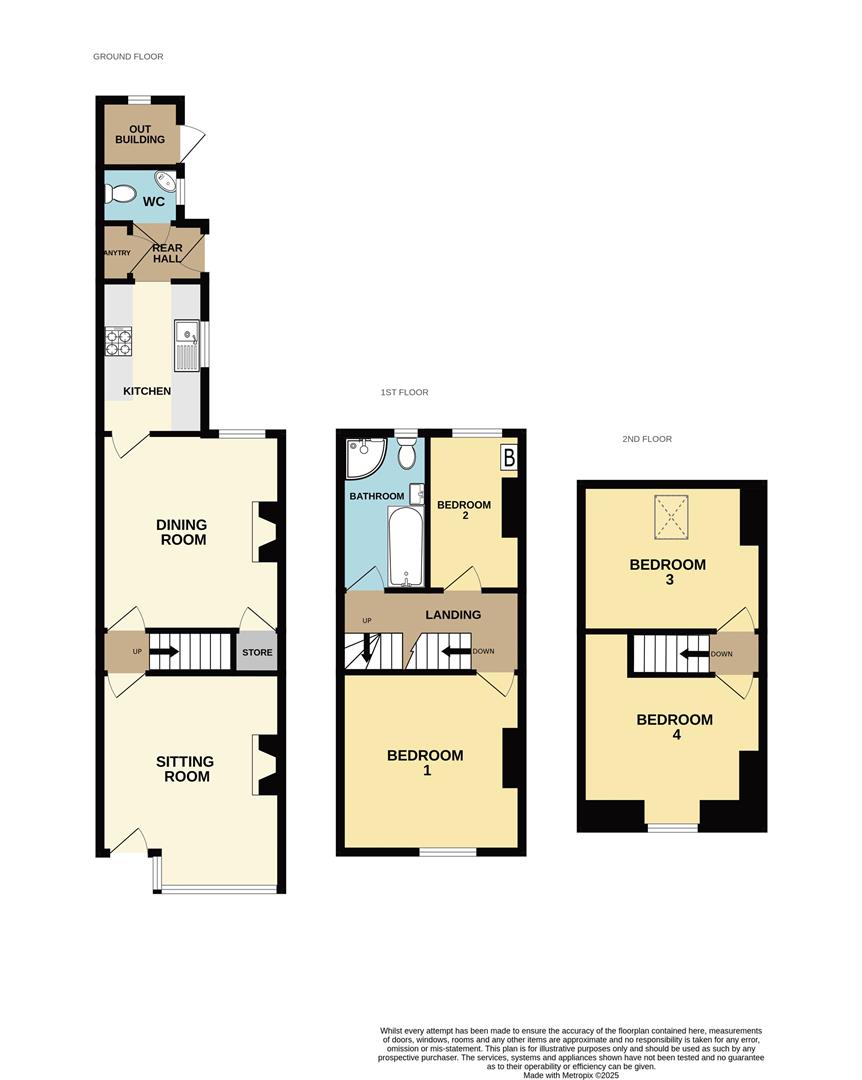 37, Barngate Street, Leek floorplan