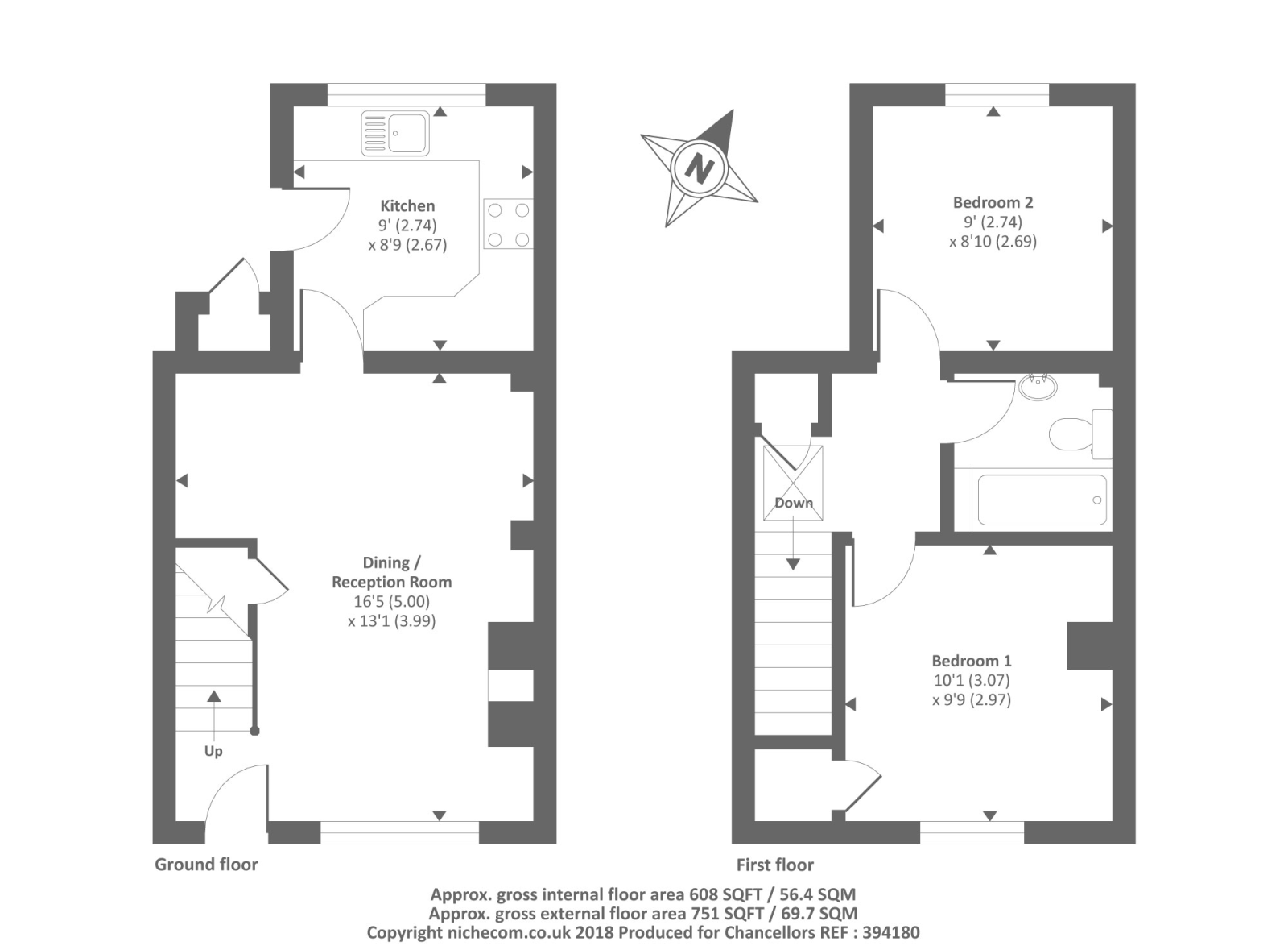 2 Bedrooms Terraced house to rent in Aylesbury Road, Bierton HP22