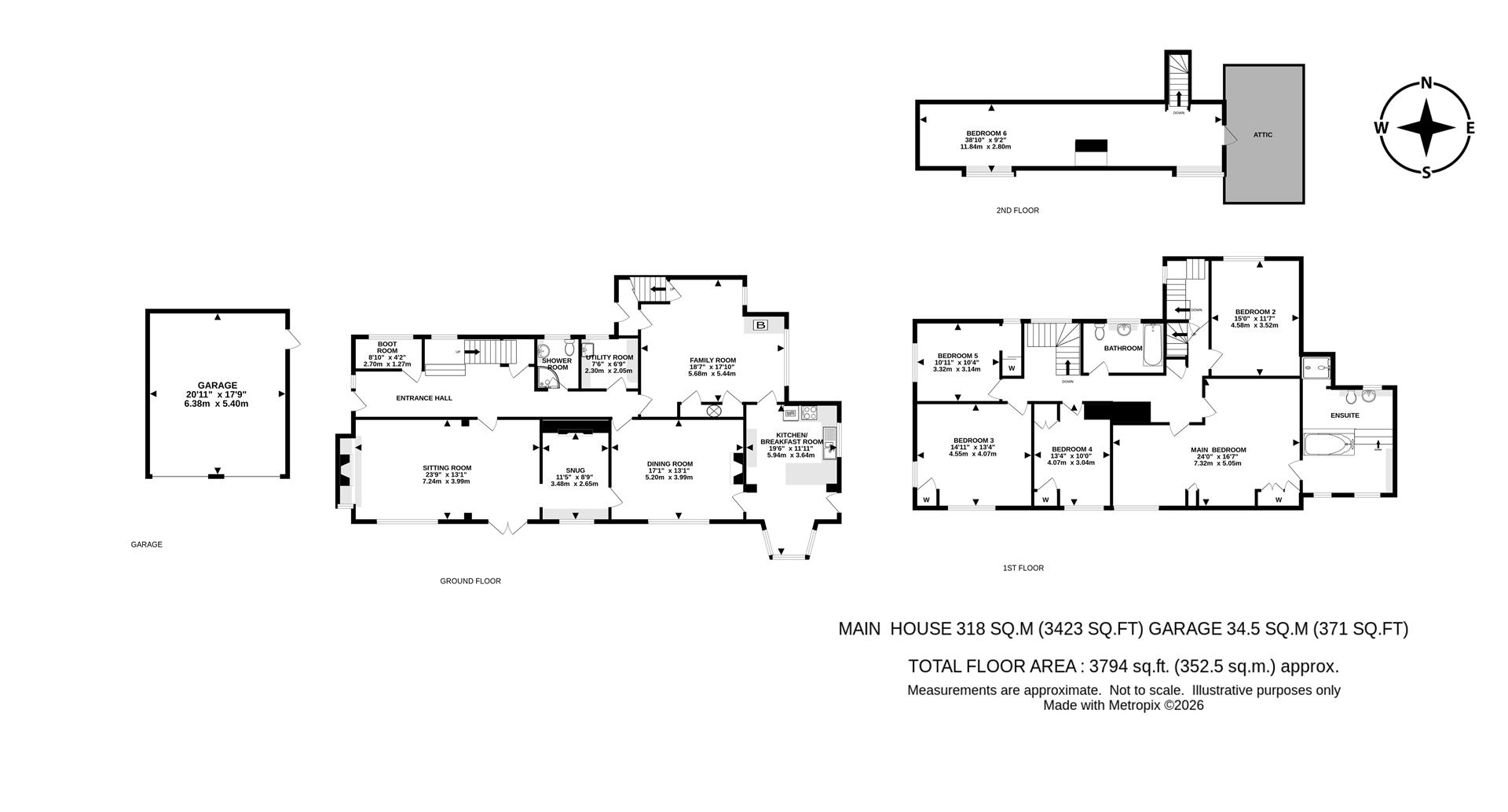 The Barn, Deans Lane, Tadworth floorplan