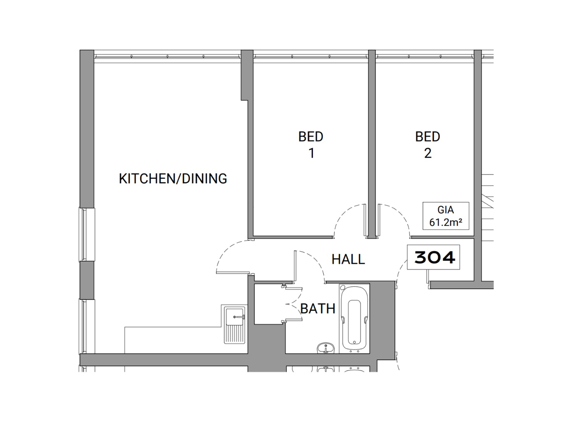 270, Oldham Road, Manchester floorplan