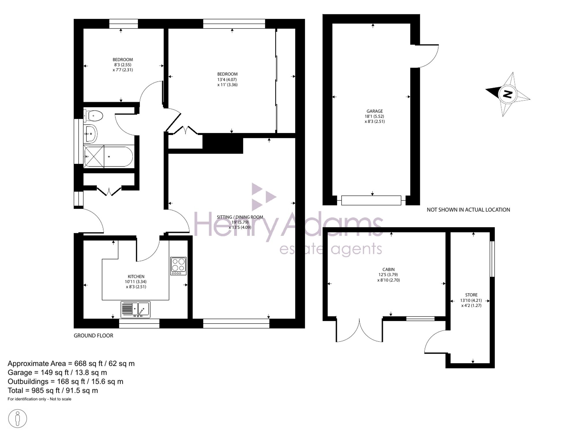 7 Cunningham Gardens, Bognor Regis floorplan