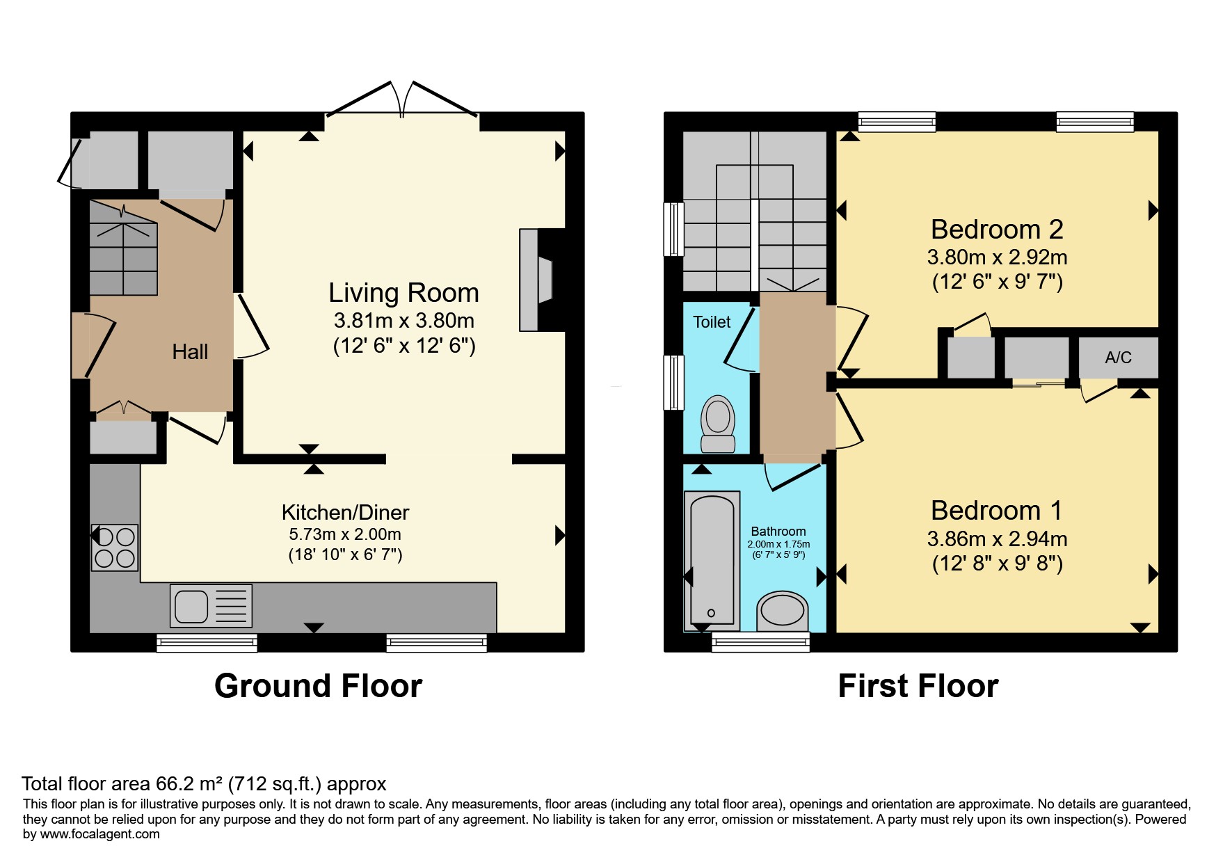 48, Alport Avenue, Sheffield floorplan