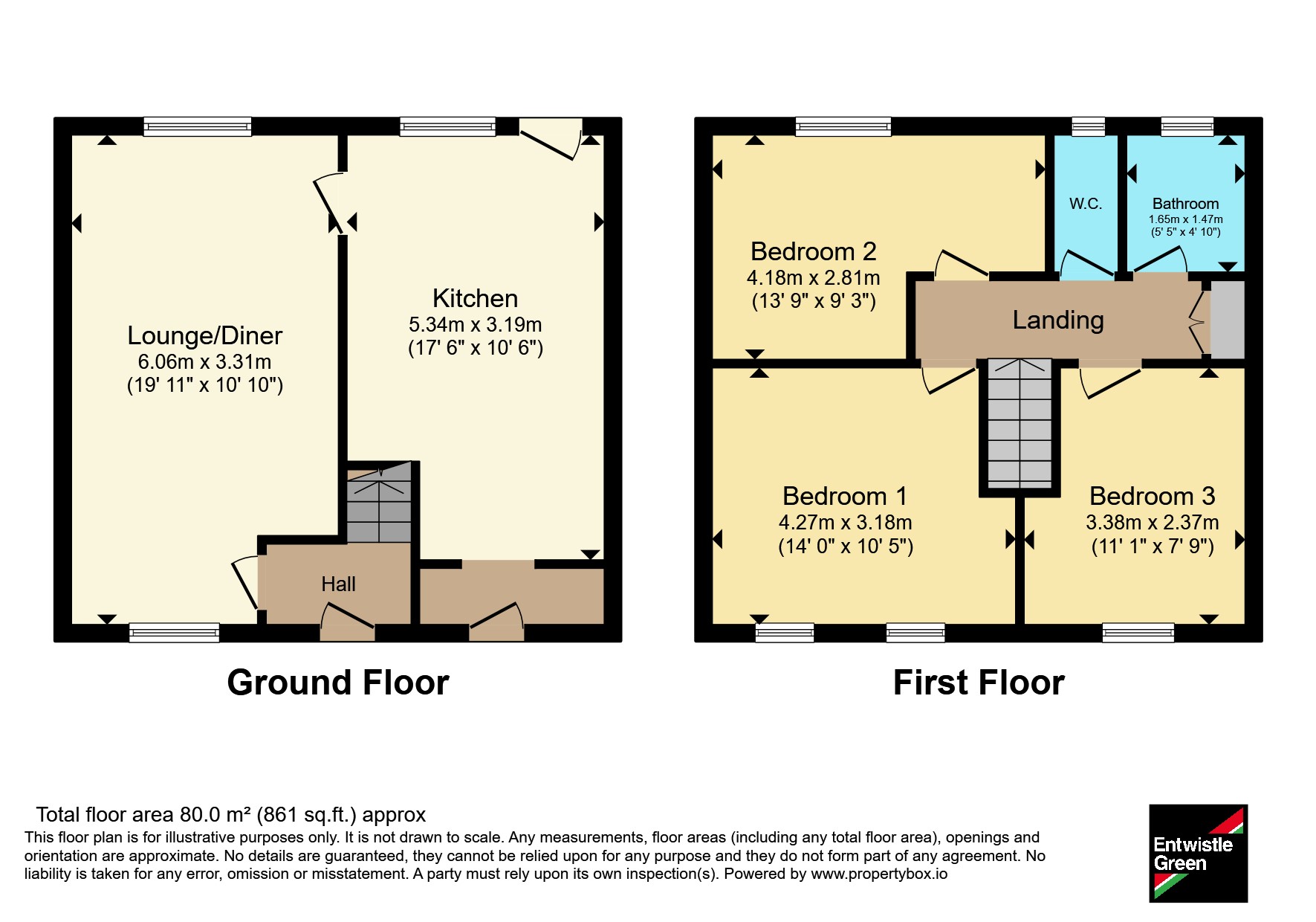 73, Westfield Drive, Preston floorplan