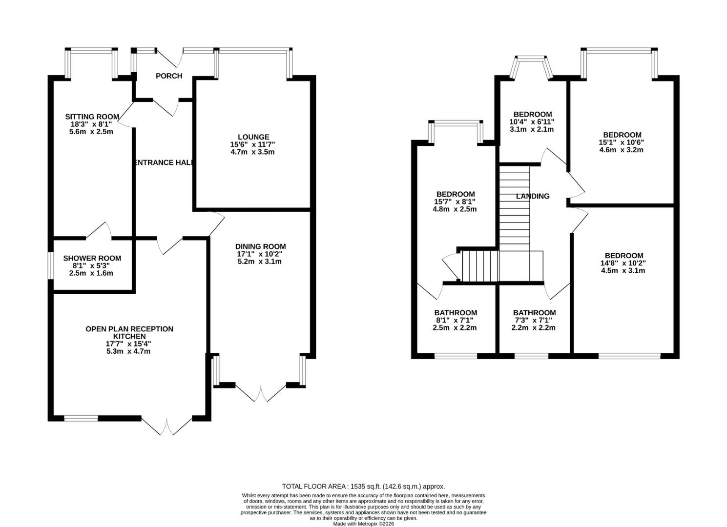 98, Mackets Lane, Liverpool floorplan