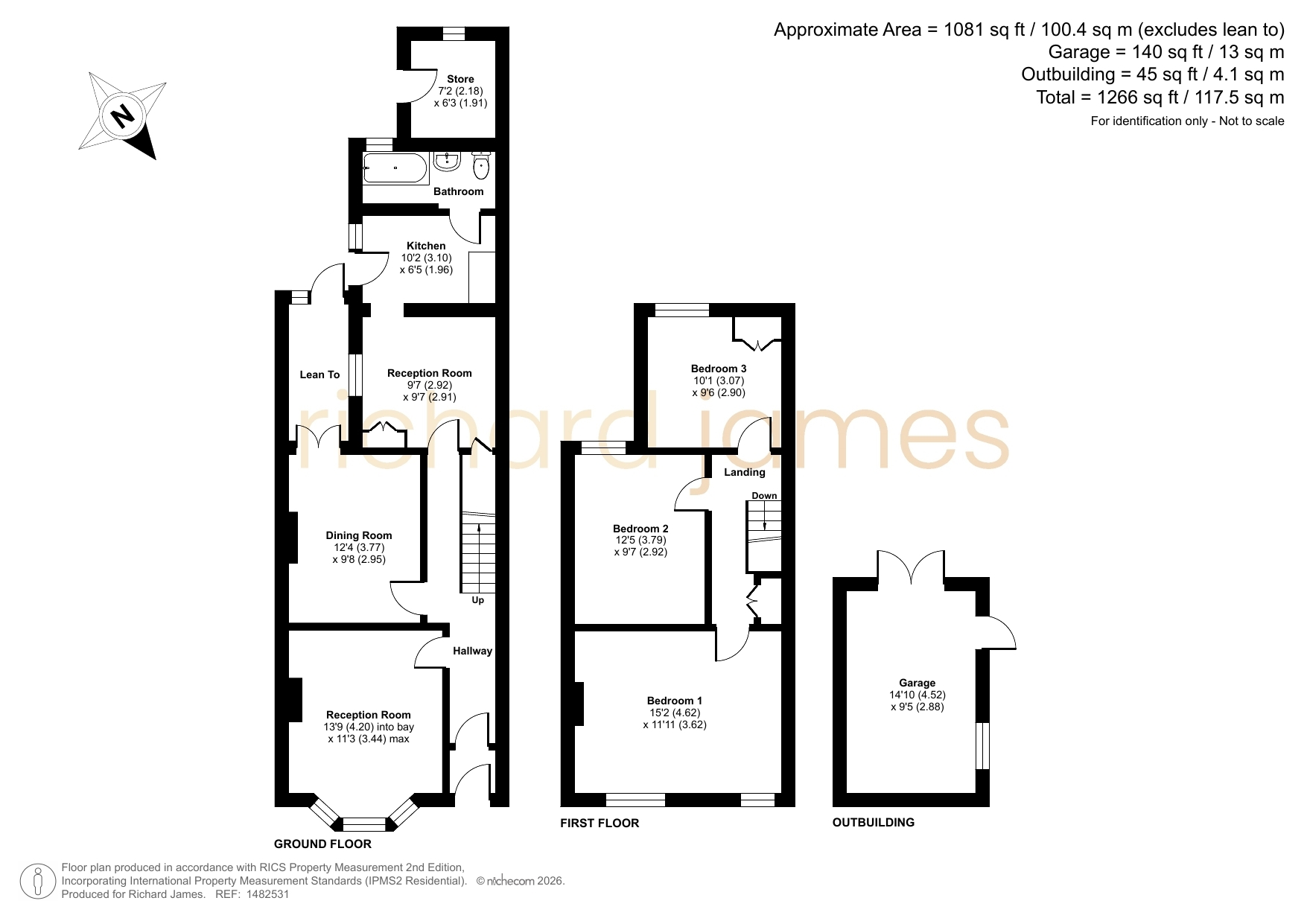 56, Kent Road, Swindon floorplan