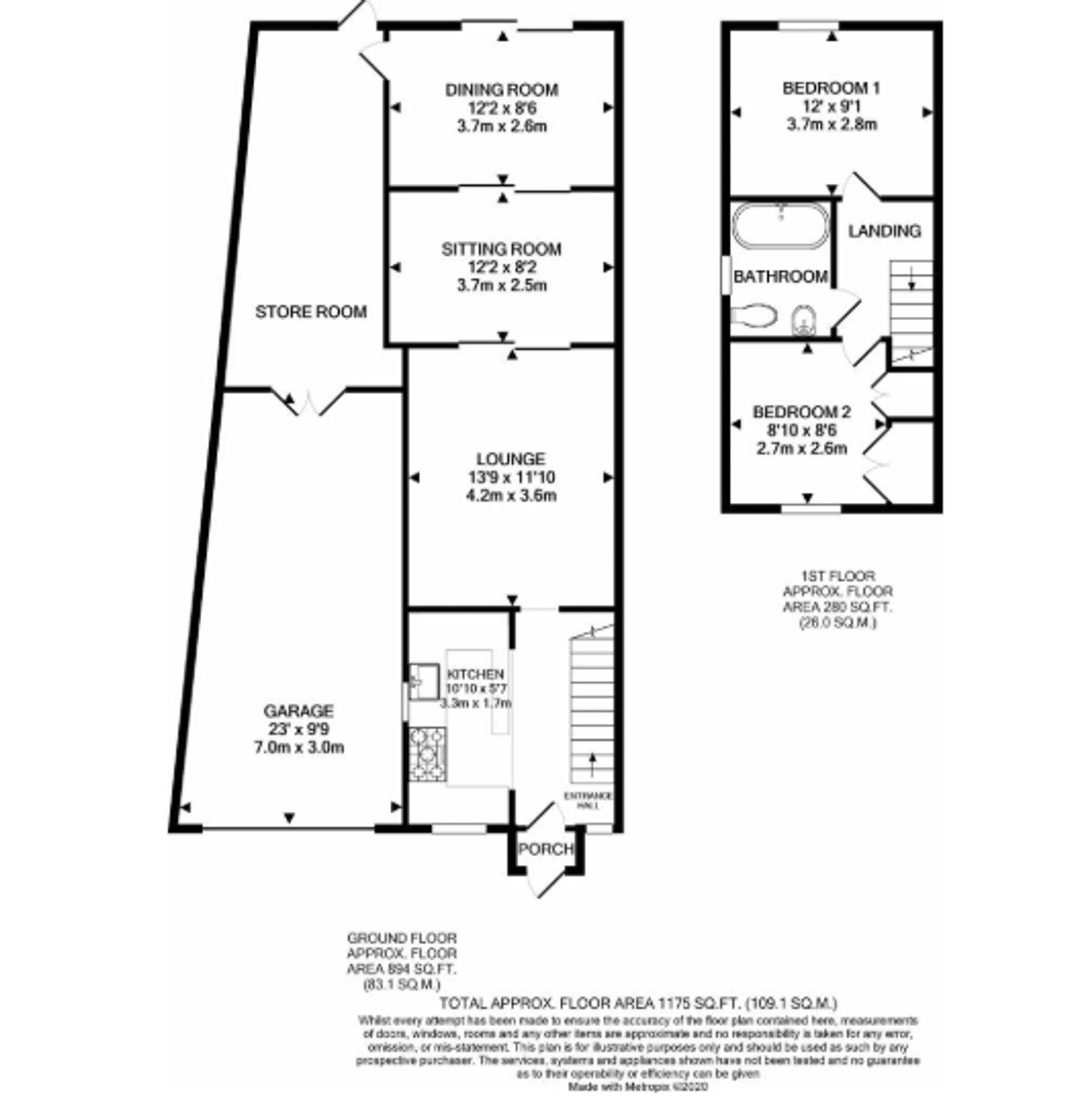 32 Satis Avenue, Sittingbourne floorplan