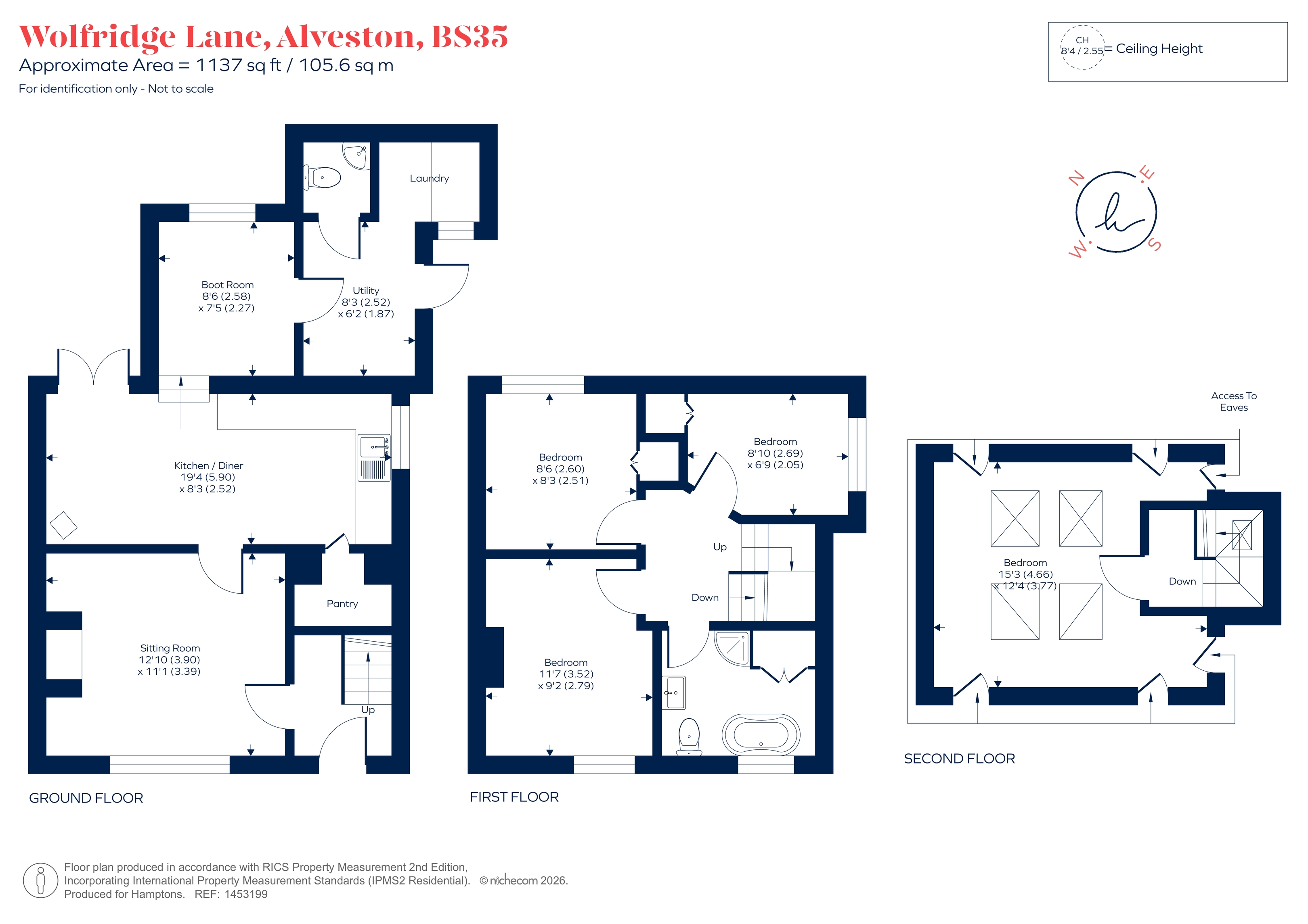 Woodburn House, Wolfridge Lane, Alveston floorplan
