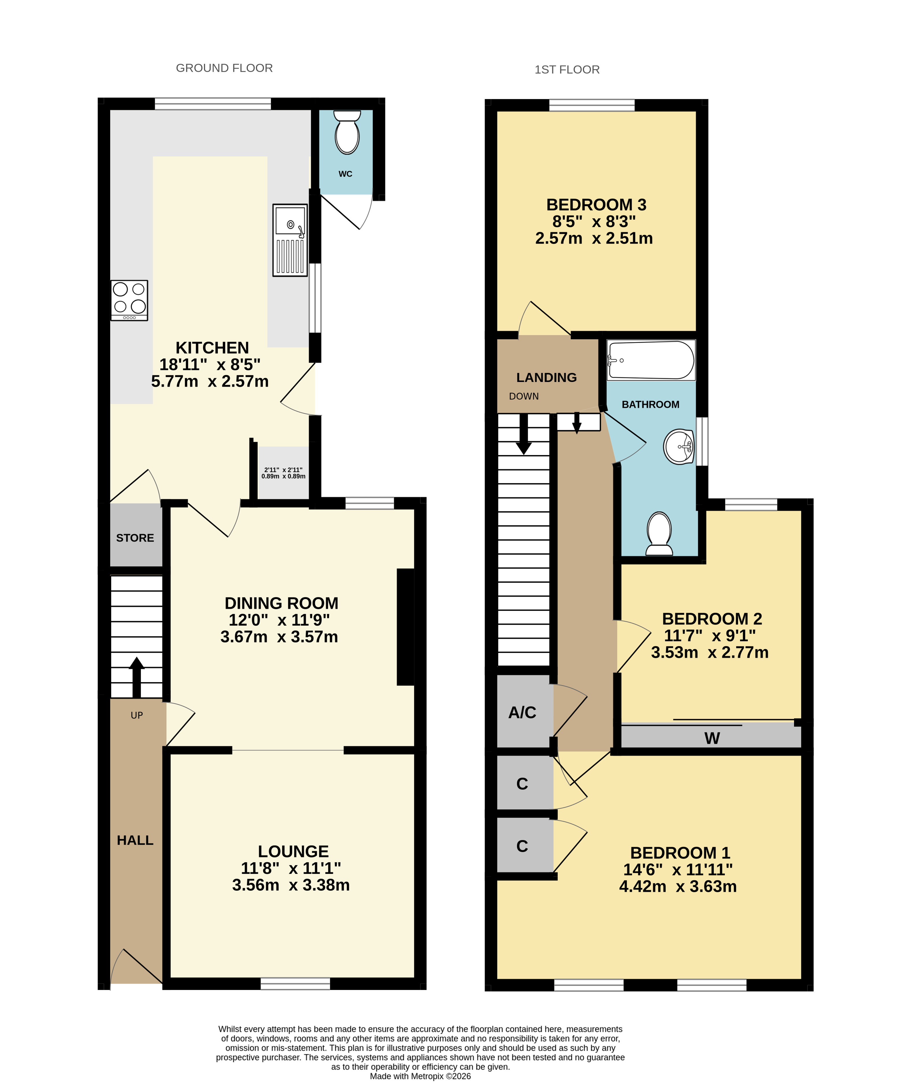 13, Carrington Terrace, Devon floorplan