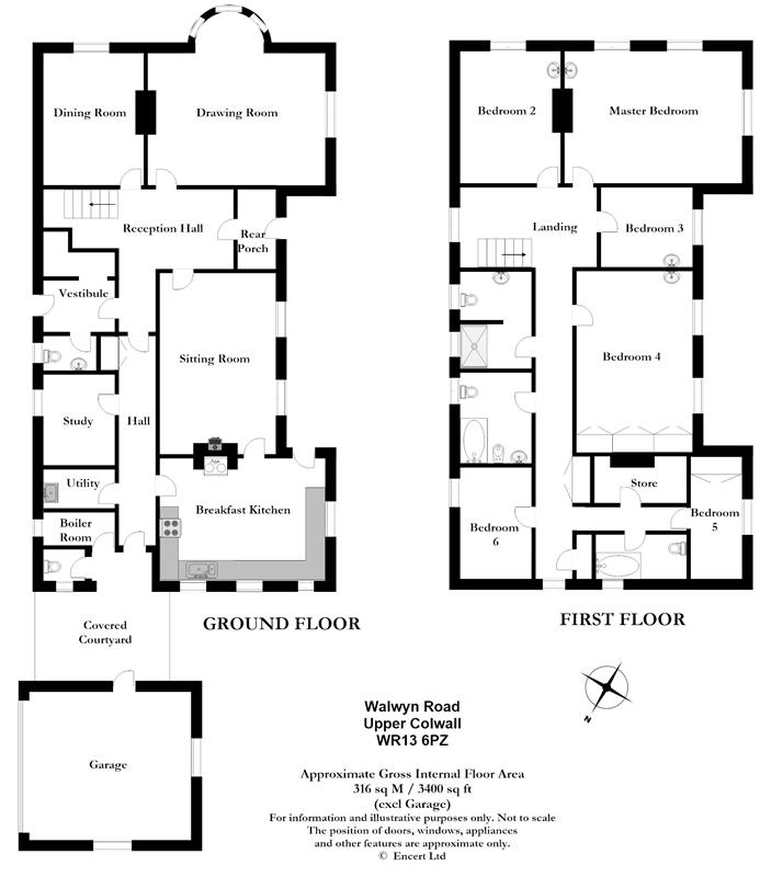 6 Bedrooms Detached house for sale in Fox Court, Walwyn Road, Colwall, Malvern, Herefordshire WR13