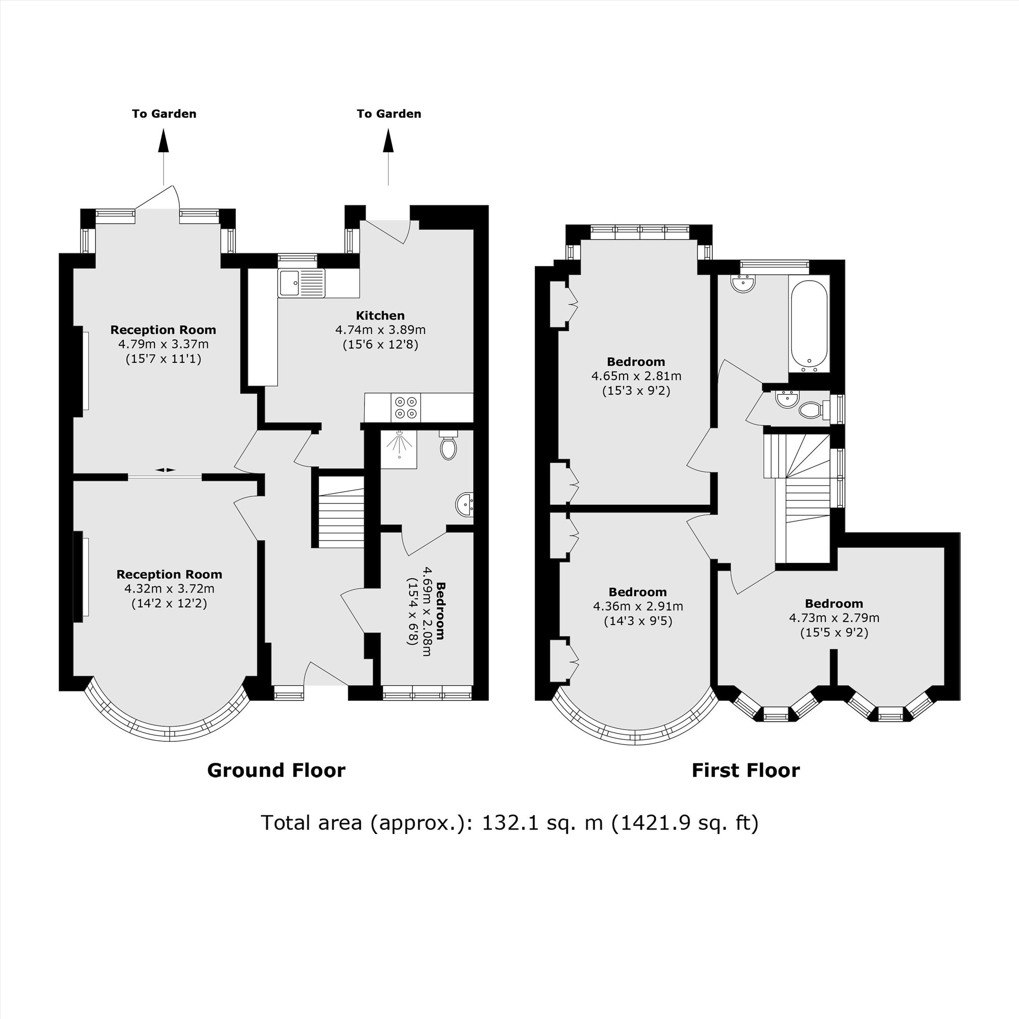 10, Montrose Avenue, Twickenham floorplan