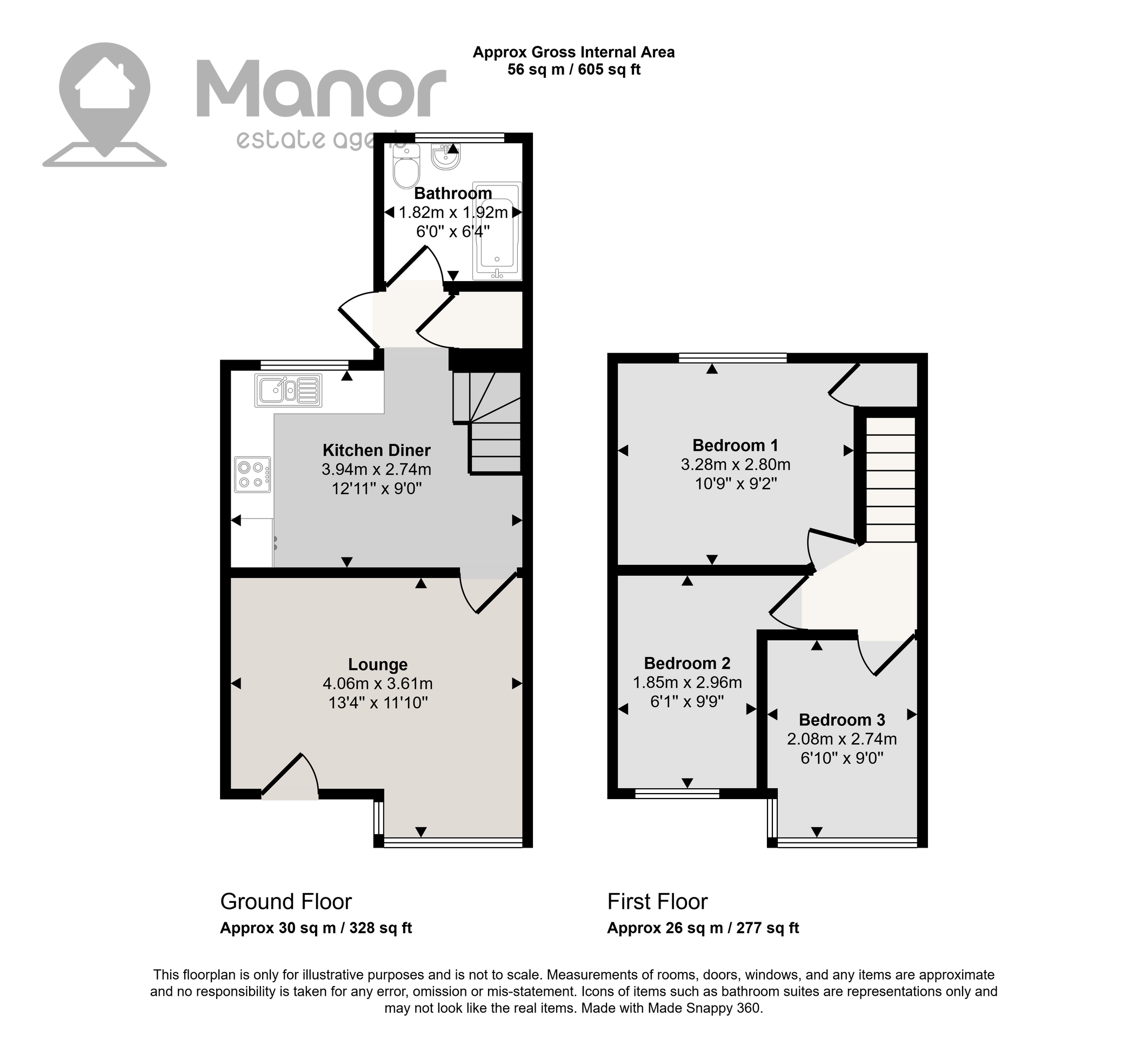 166 Elm Park Avenue, Hornchurch floorplan
