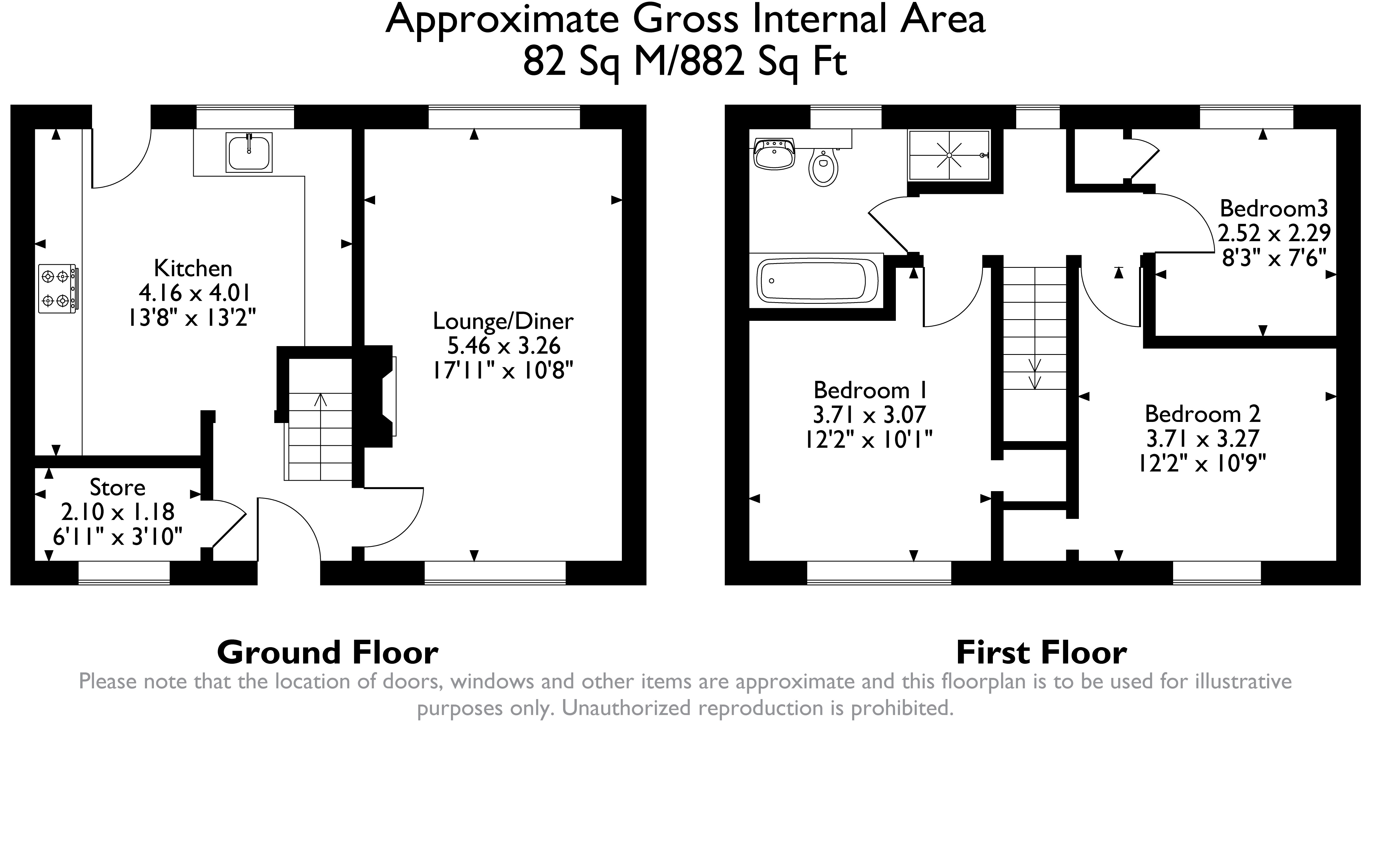 Burns Road, Wellingborough floorplan