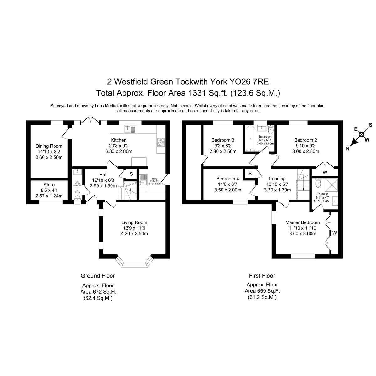 2, Westfield Green, York floorplan