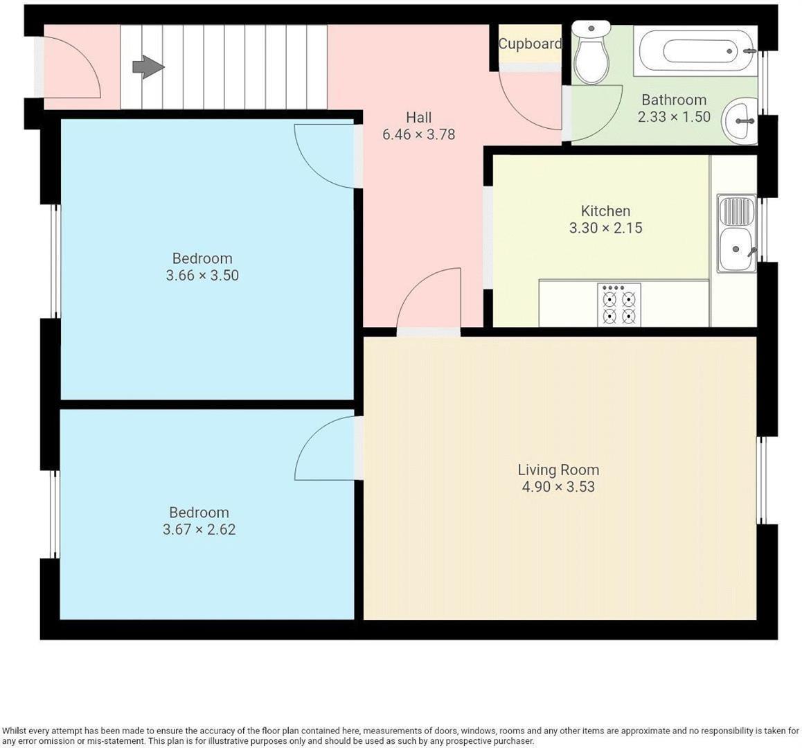 98, Waverly Drive, Wishaw floorplan