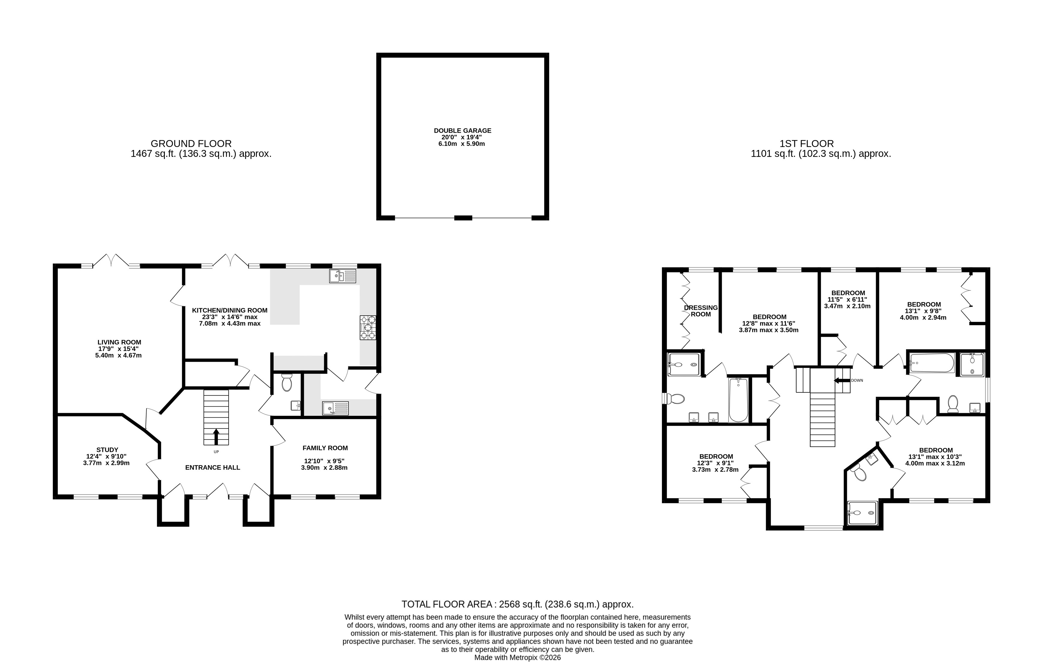7, Barker Crescent, Hampshire floorplan