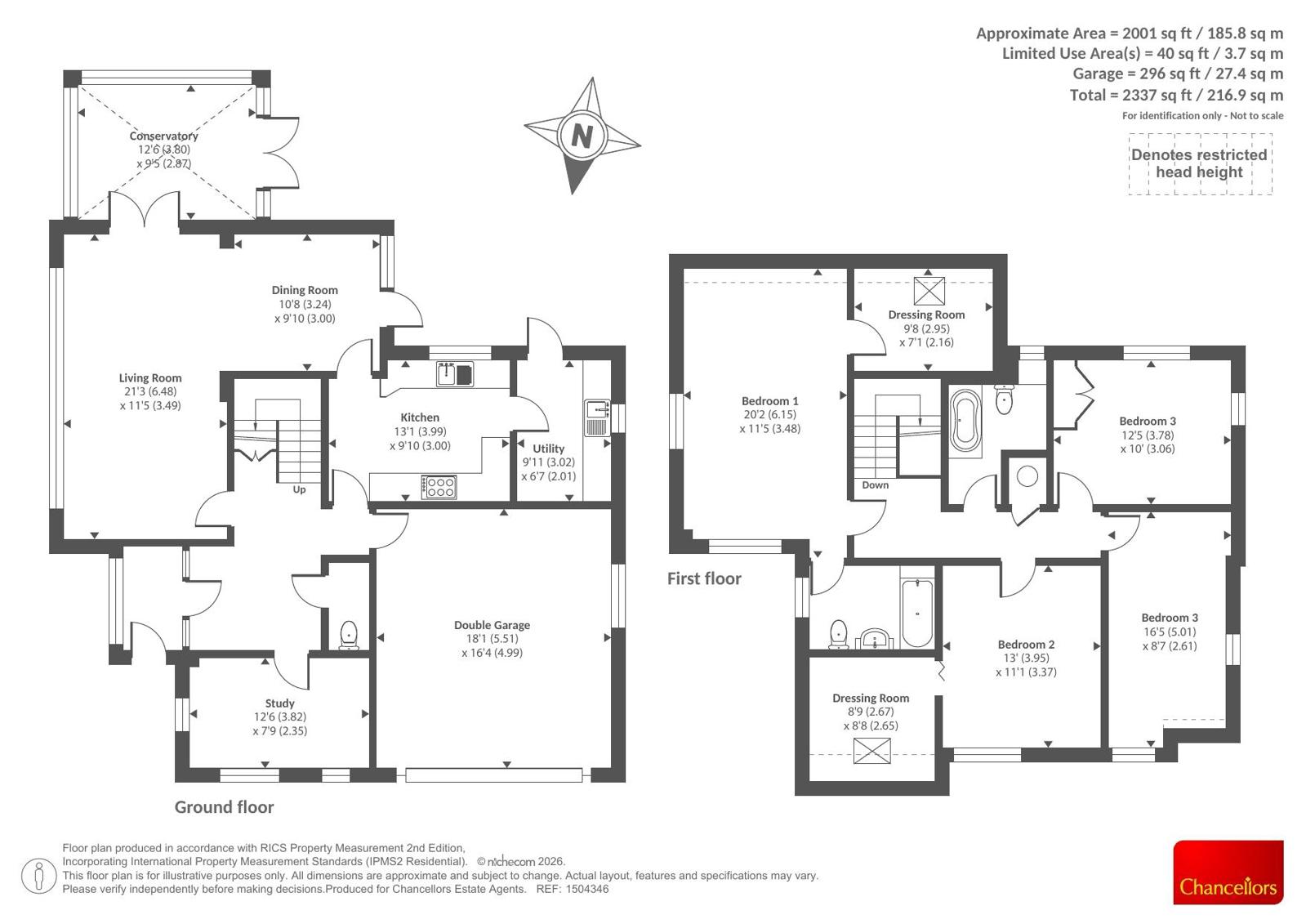 1, Redwood Drive, Surrey floorplan