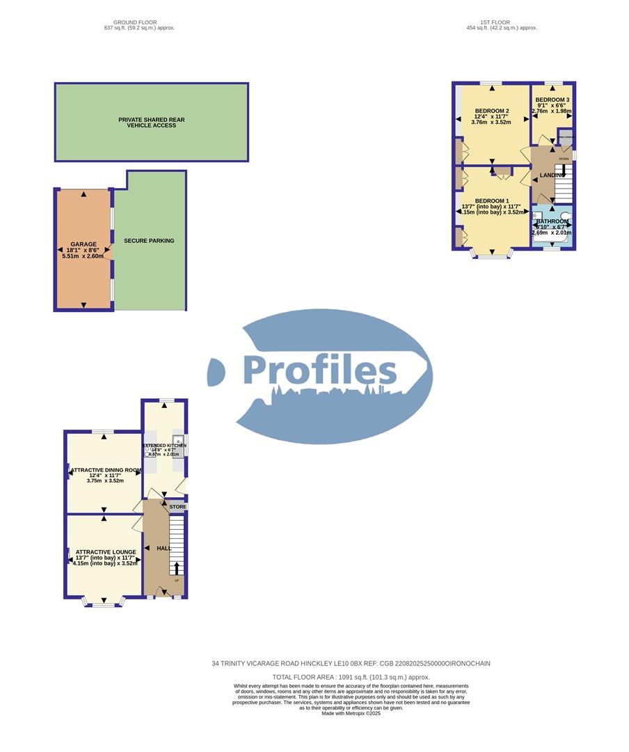 34, Trinity Vicarage Road, Hinckley floorplan