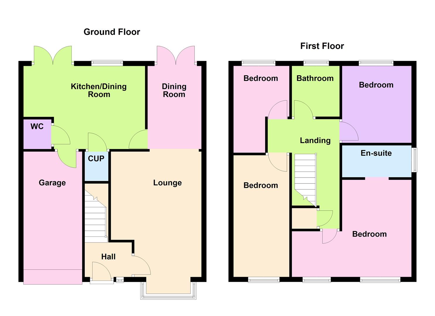 1, Shrewsbury Close, Barwell floorplan