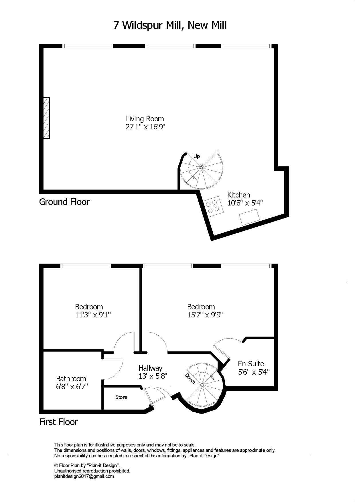 7, Wildspur Mills, Holmfirth floorplan