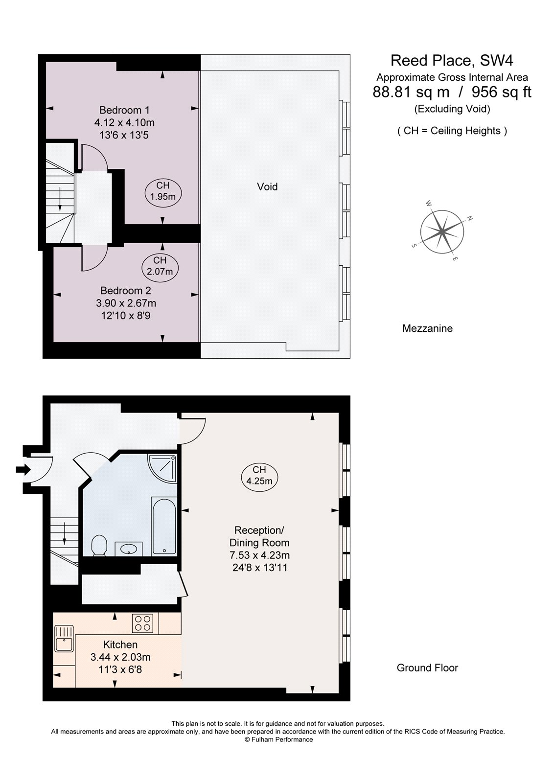 Flat 11, 1, Reed Place, London floorplan