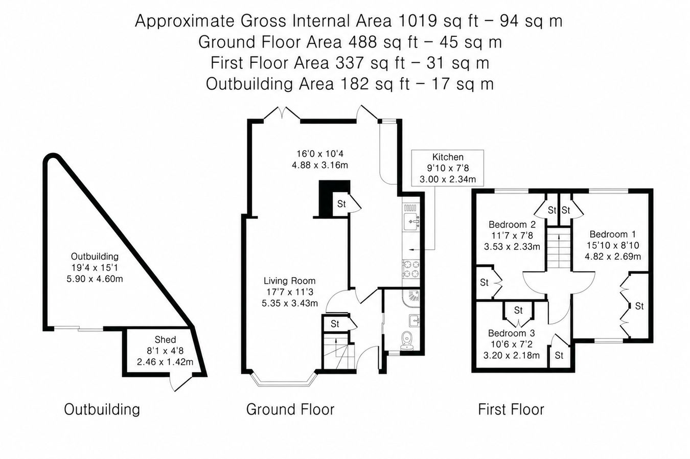 Queensbury Road, Wembley floorplan