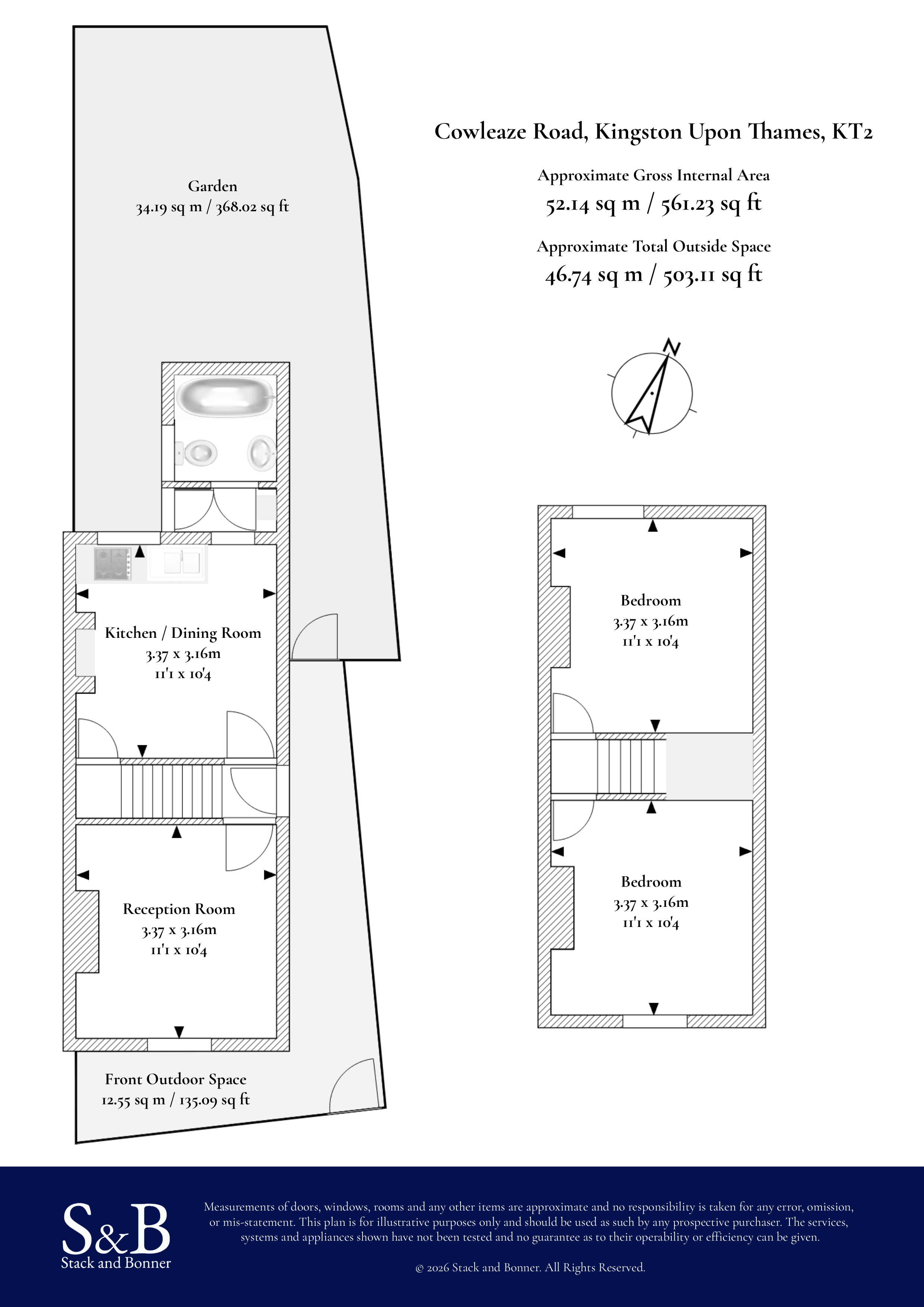 15, Cowleaze Road, Kingston Upon Thames floorplan