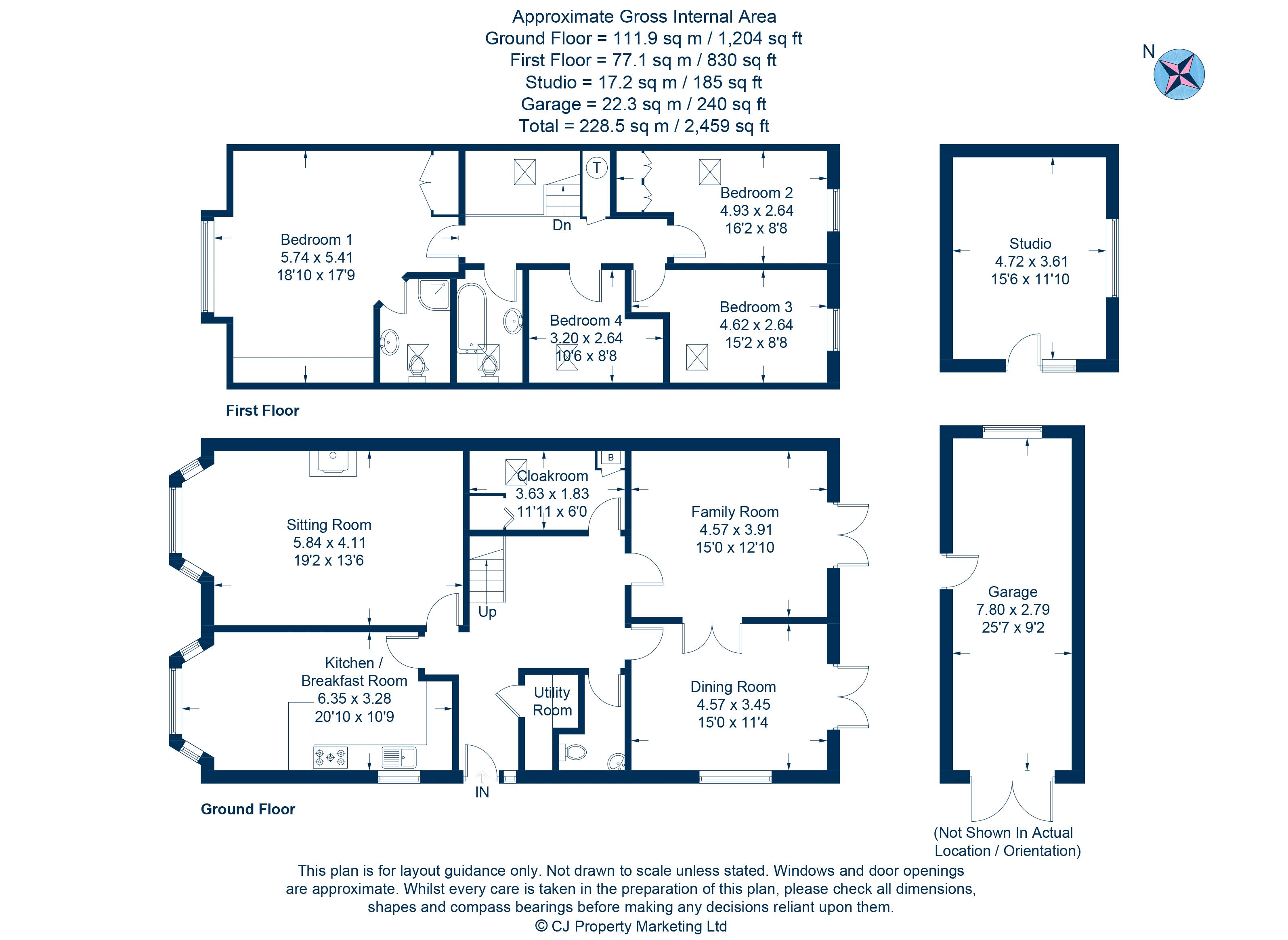 4 Bedrooms Detached house for sale in Home Close, Wootton, Abingdon OX13