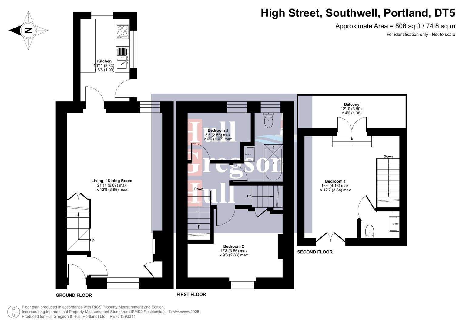 11, High Street, Portland floorplan