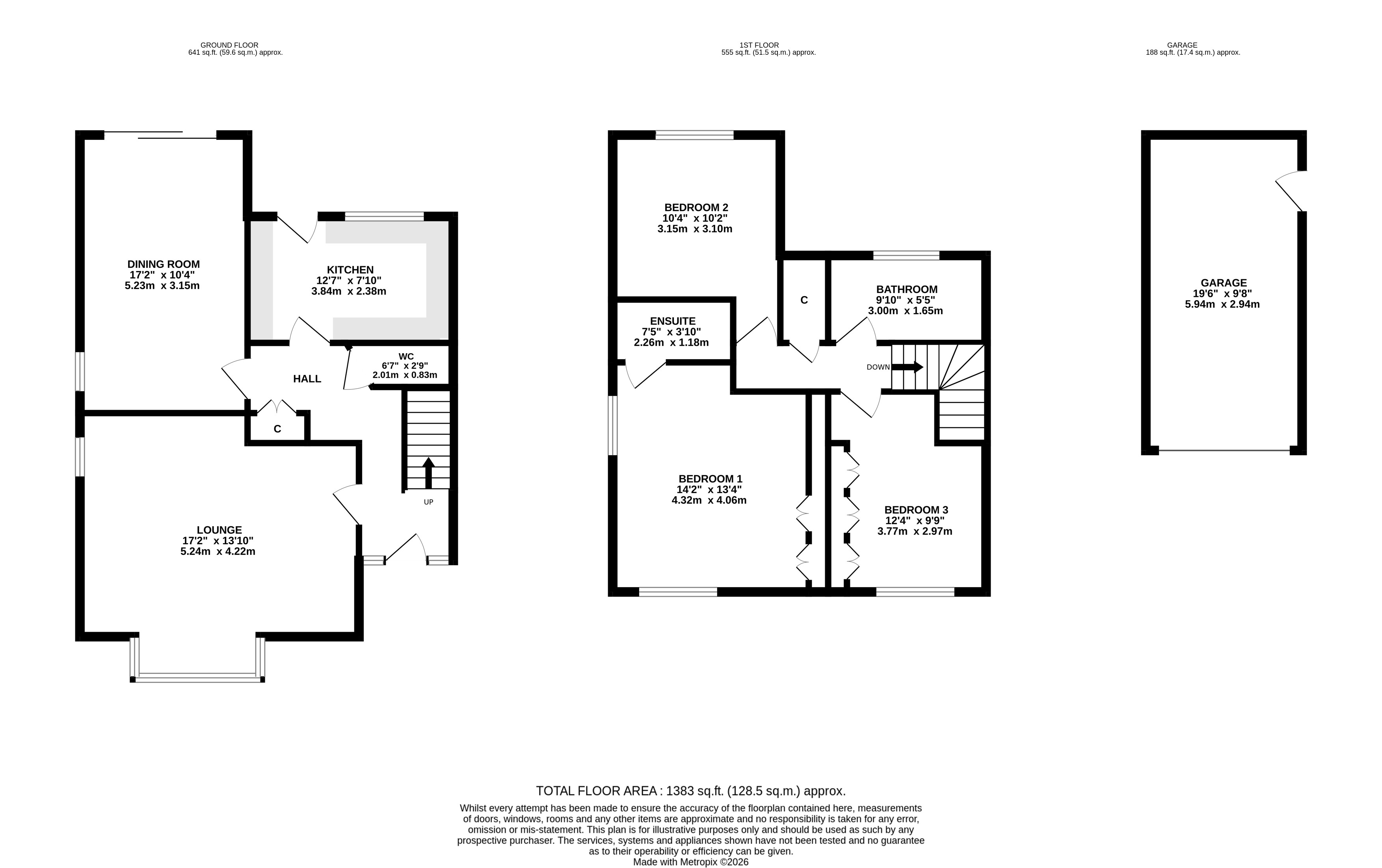 15, Foxholes Crescent, Pudsey floorplan