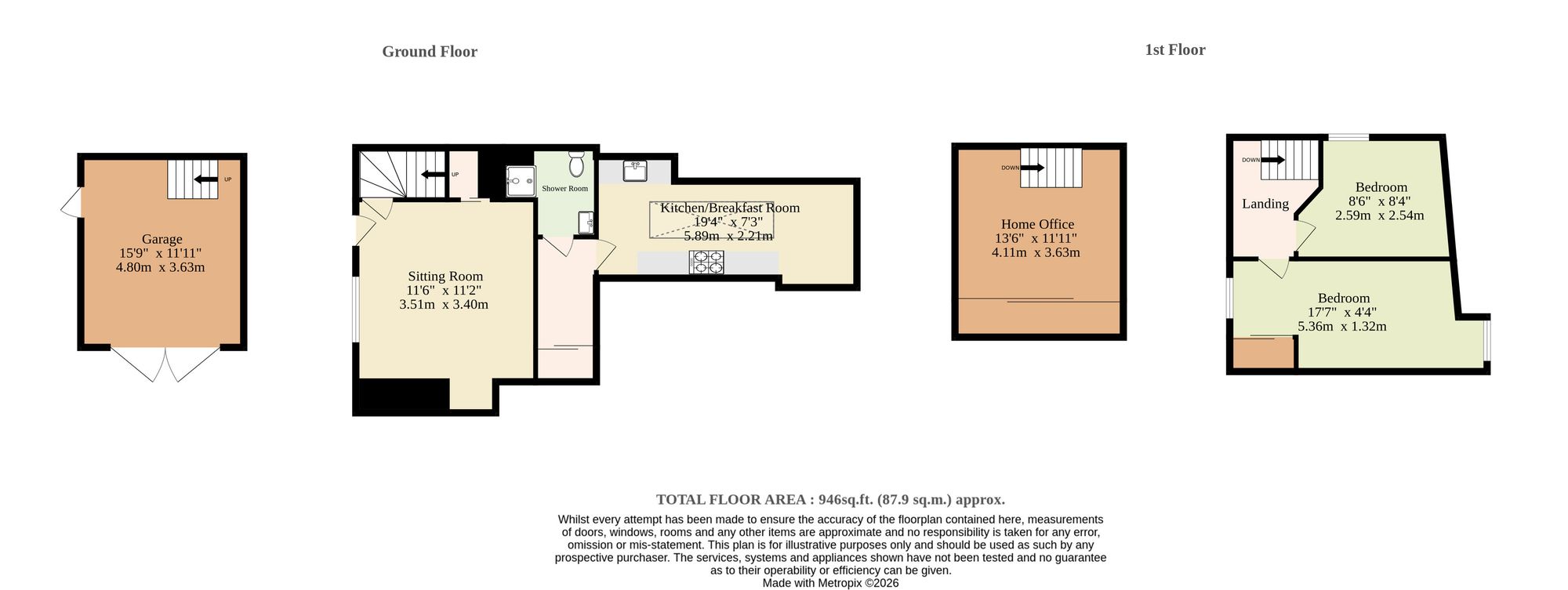 4 Thatched Cottages Norwich Road, Diss floorplan