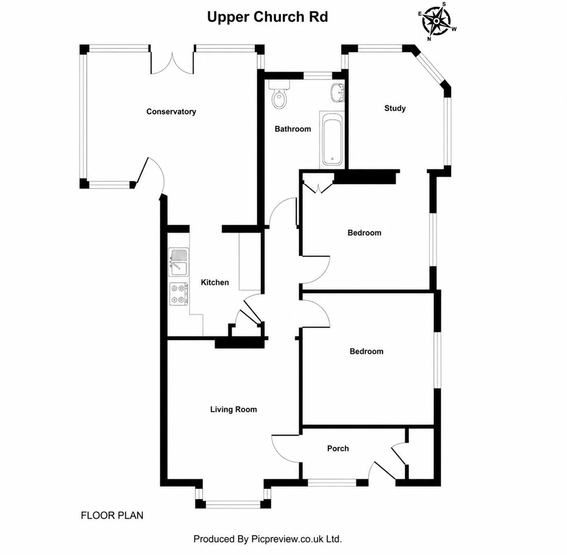 8, Upper Church Road, St. Leonards-On-Sea floorplan