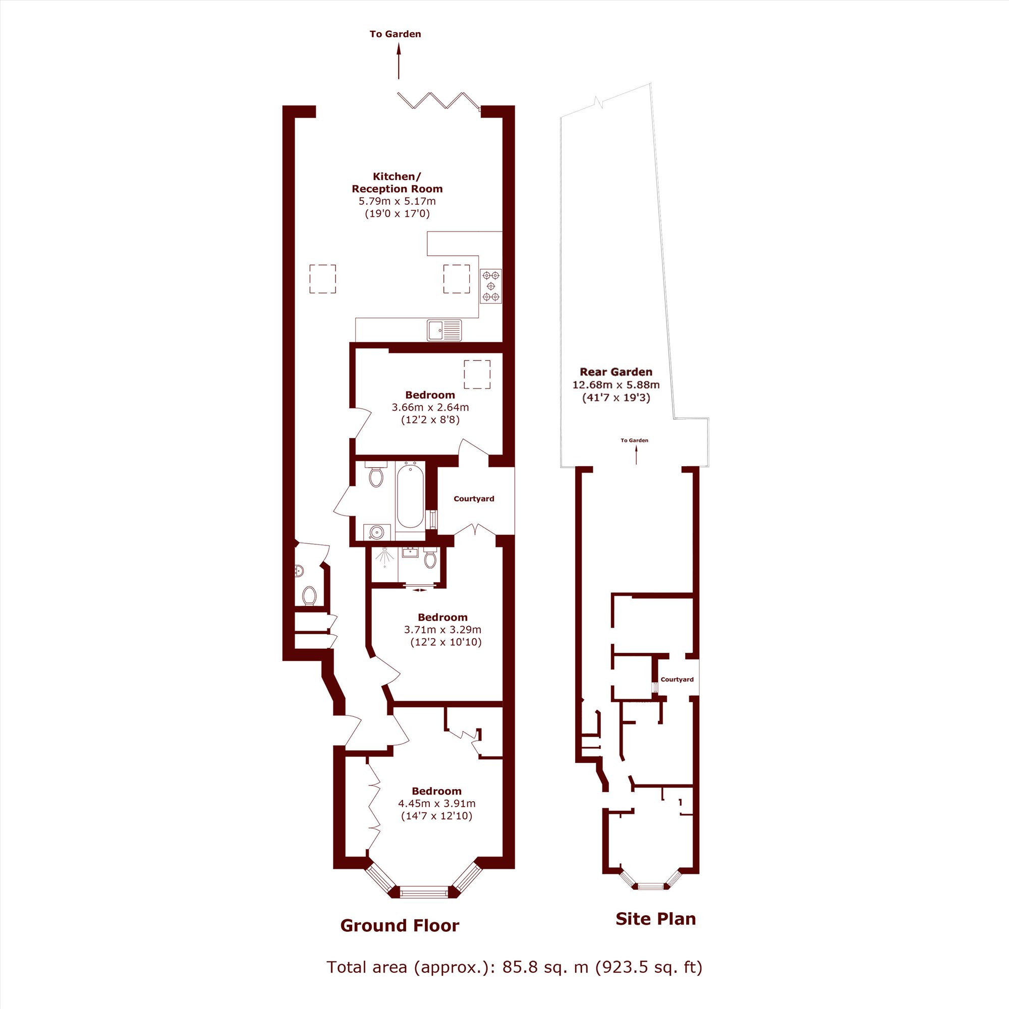 78A, Strode Road, London floorplan