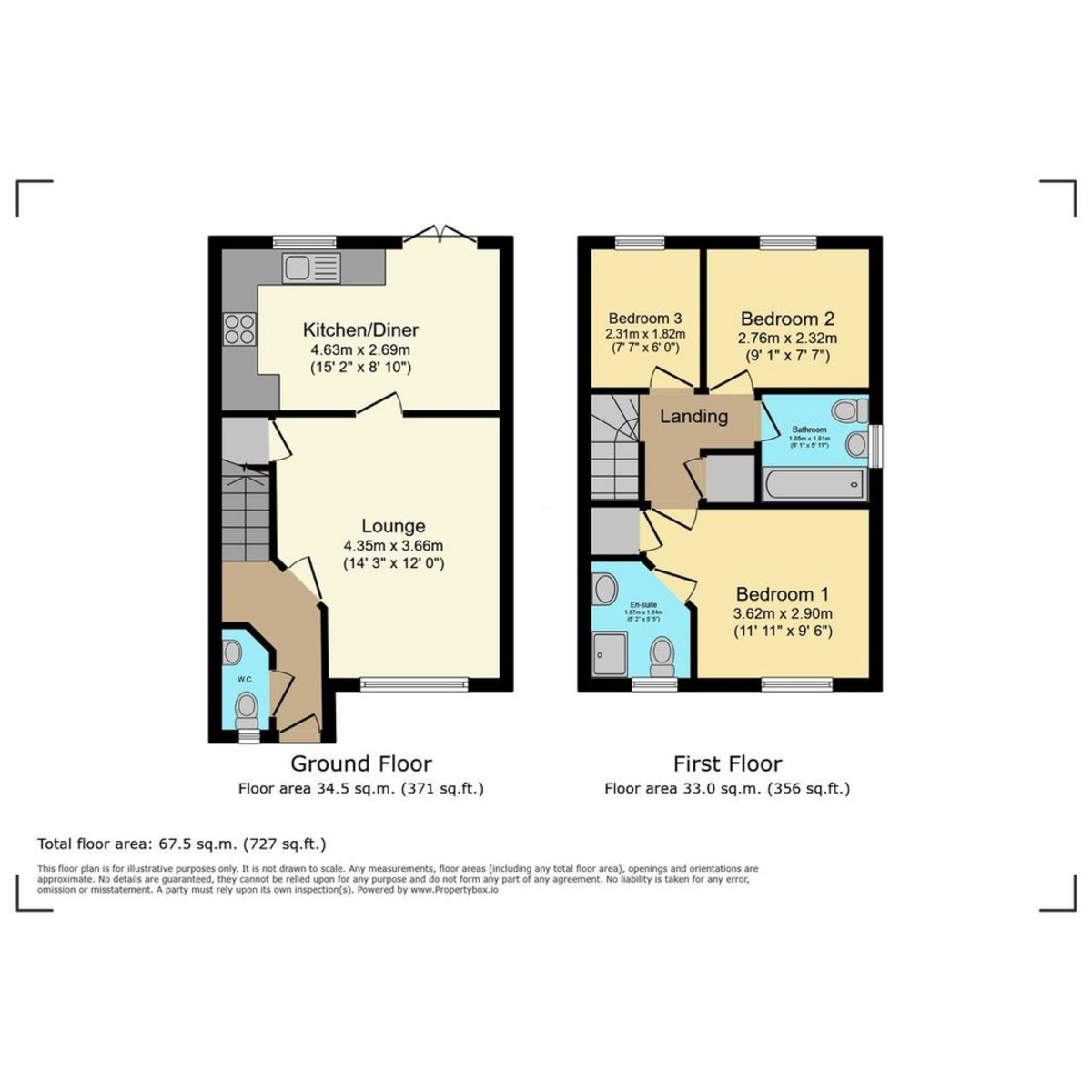 6, Frankham Close, Sheffield floorplan
