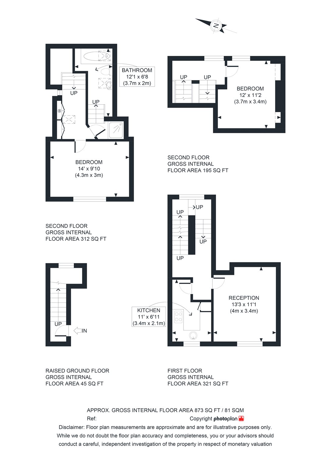 2 Bedrooms Flat to rent in Ferme Park Road, Stroud Green N4