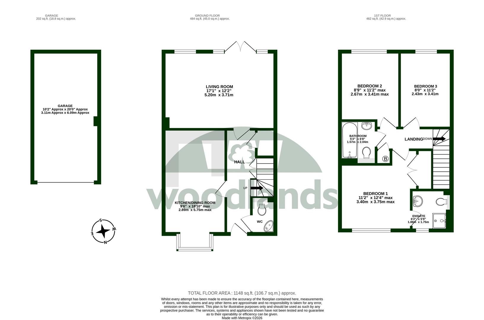 26, Thorn Way, Pease Pottage floorplan