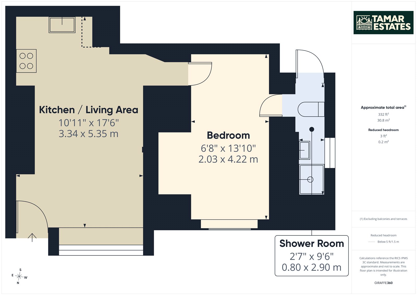 Ground Floor Flat, 28, Fore Street, Cornwall floorplan