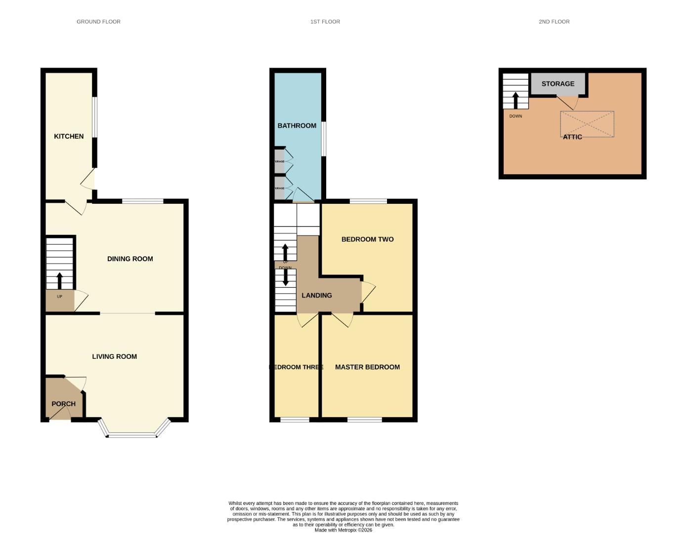 10, Rosemount Road, Bishop Auckland floorplan